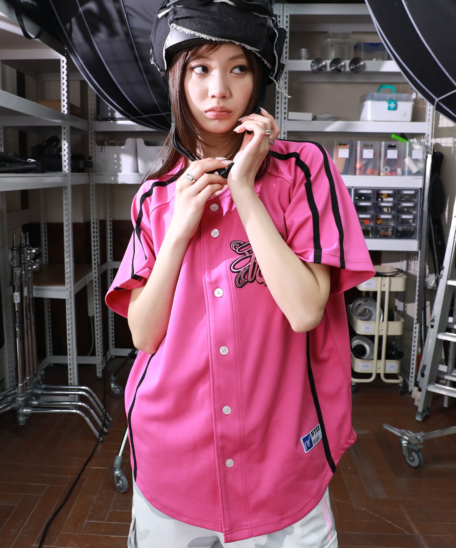 ★2025SS新作★NYXX★TOUGH BEAR BASEBALL JESEY MUSINSA | NYXX TEAM NYX BASEBALL JERSEY WHITE