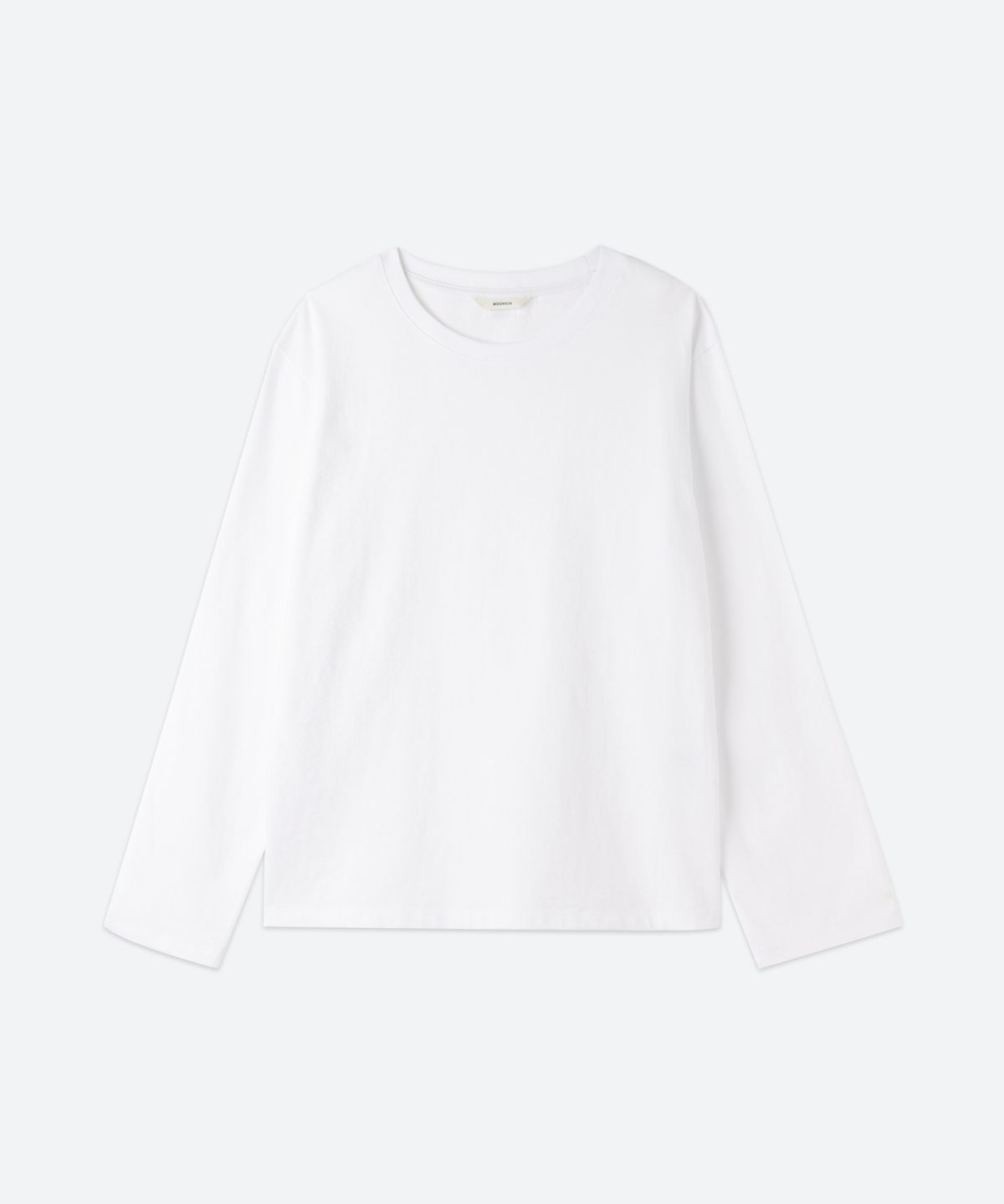 문선 아카이브(MOONSUN ARCHIVE) MJ UNISEX, Oversized Long Sleeve T-Shirt / White