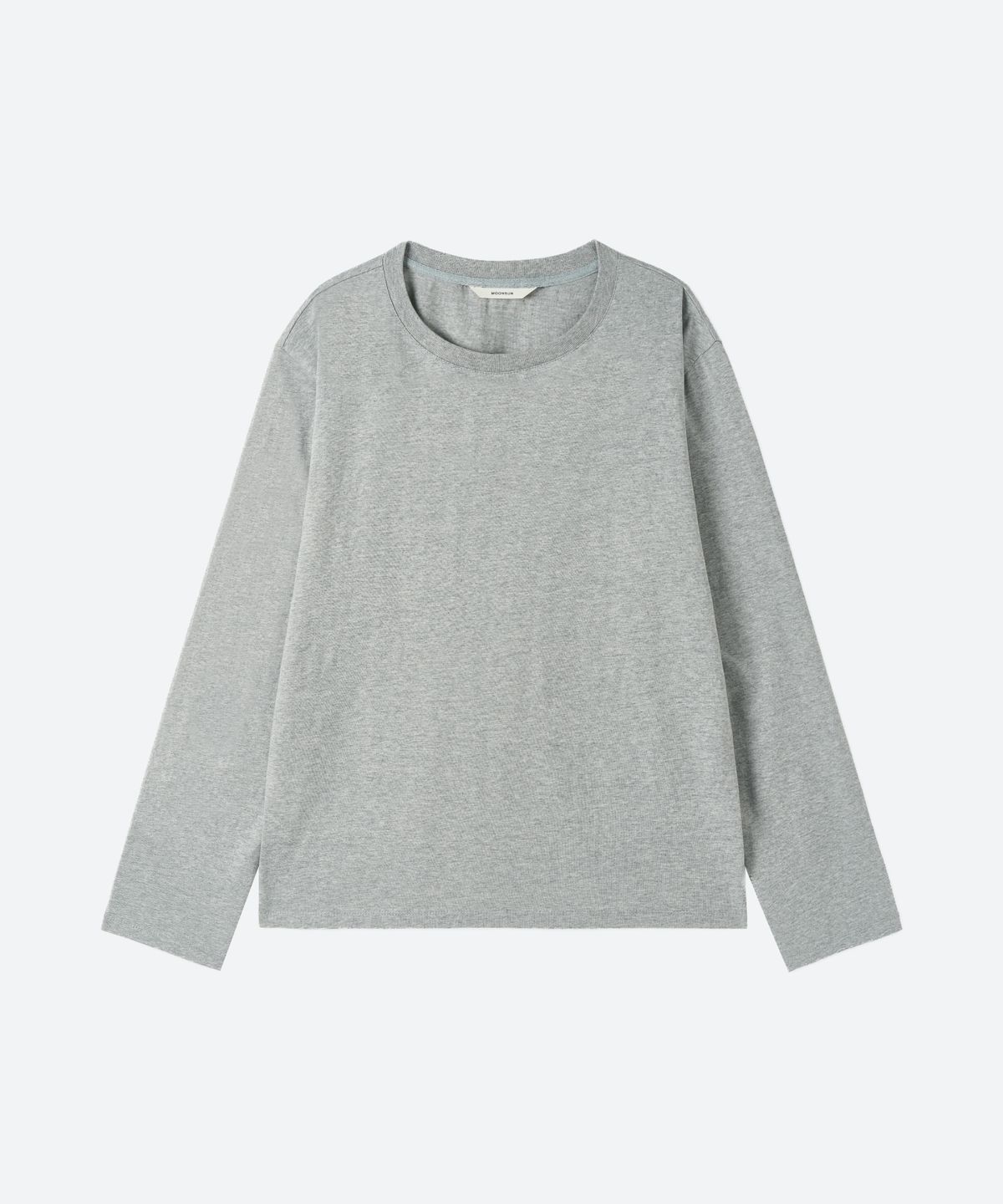 문선 아카이브(MOONSUN ARCHIVE) MJ UNISEX, Oversized Long Sleeve T-Shirt / Gray