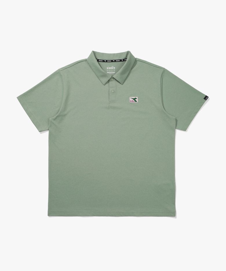 AIRTEX 카라 반팔 티셔츠 KHAKI