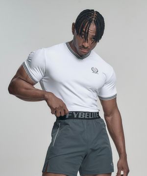 액티브 어시스트 숏 슬리브 - White