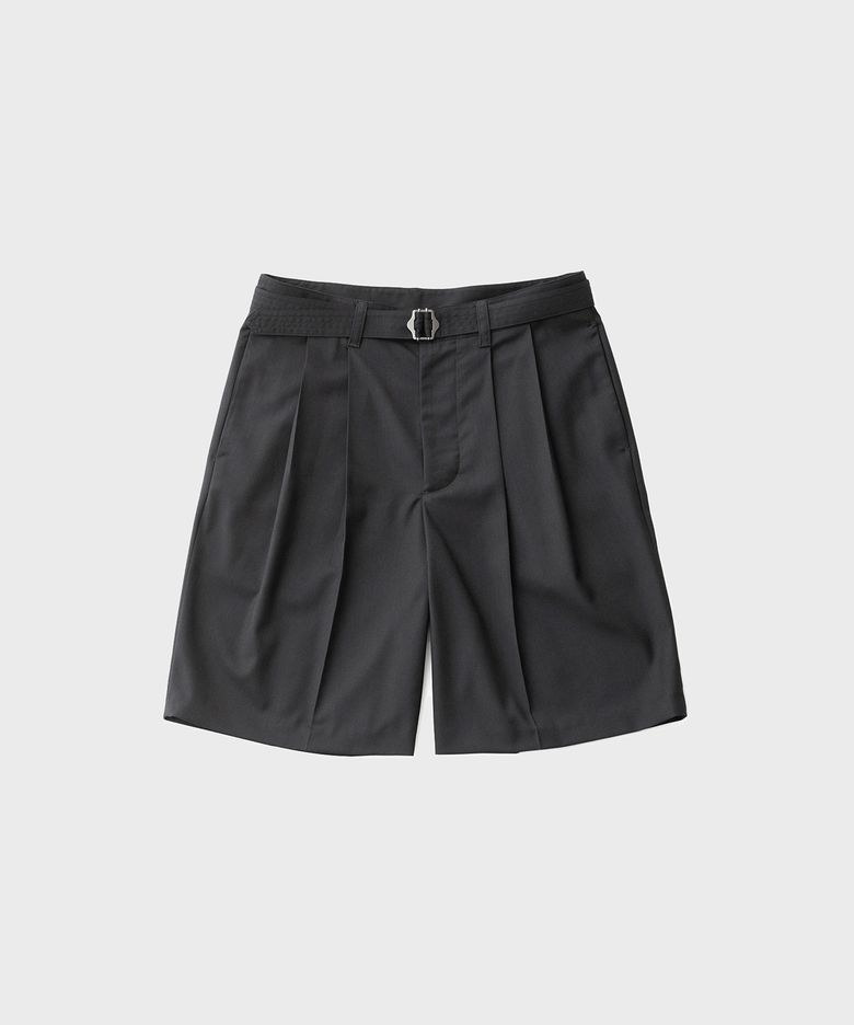 Hemingway Belted Shorts (Graphite)
