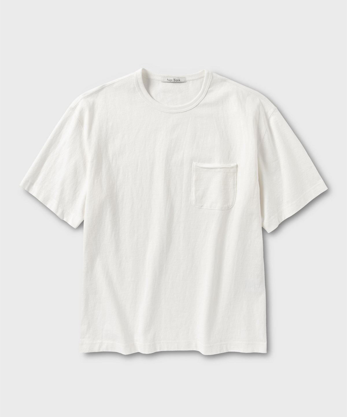 넌블랭크(NONBLANK) 포켓 티셔츠_WHITE
