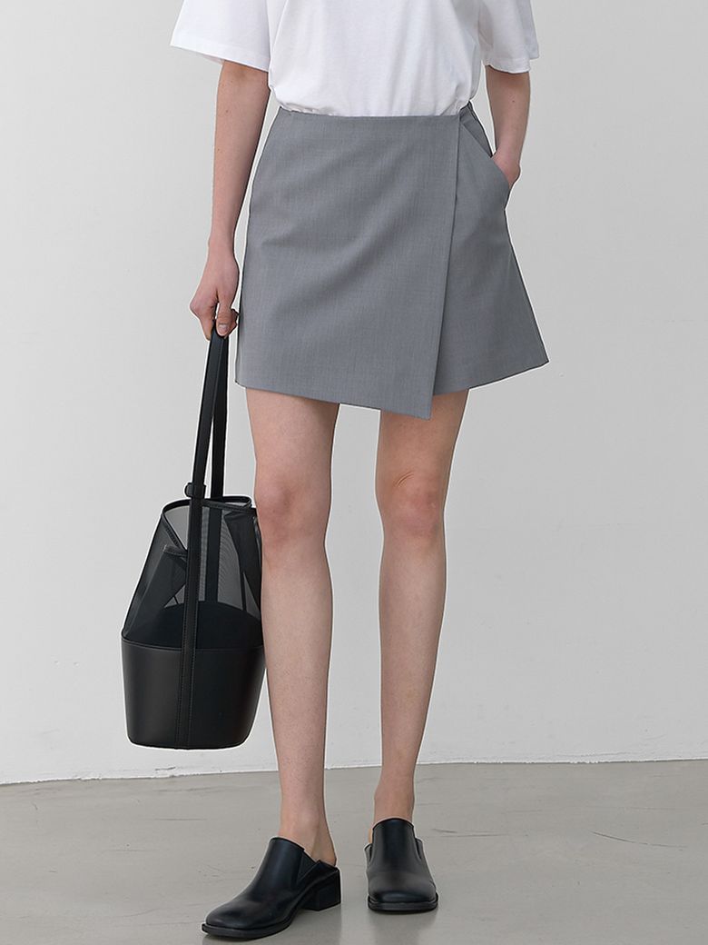 ESSENTIAL SUMMER SET-UP SKIRT PANTS(PT-5653)