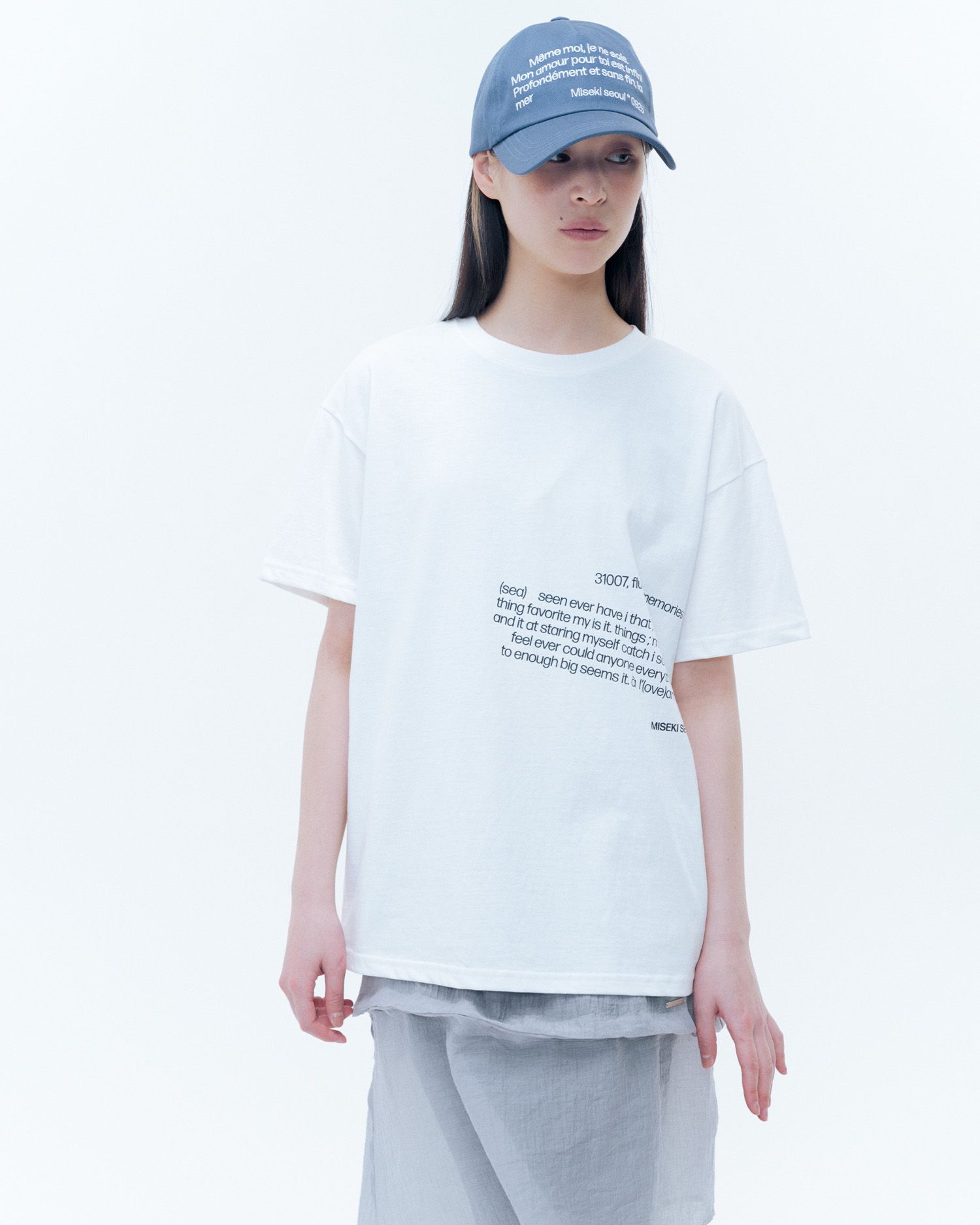 Tシャツ・カットソー MISEKI SEOUL Tilt quote short sleeves KK5B0043 MUSINSA公式 | MISEKI SEOUL Tilt quote short sleeves WHITE