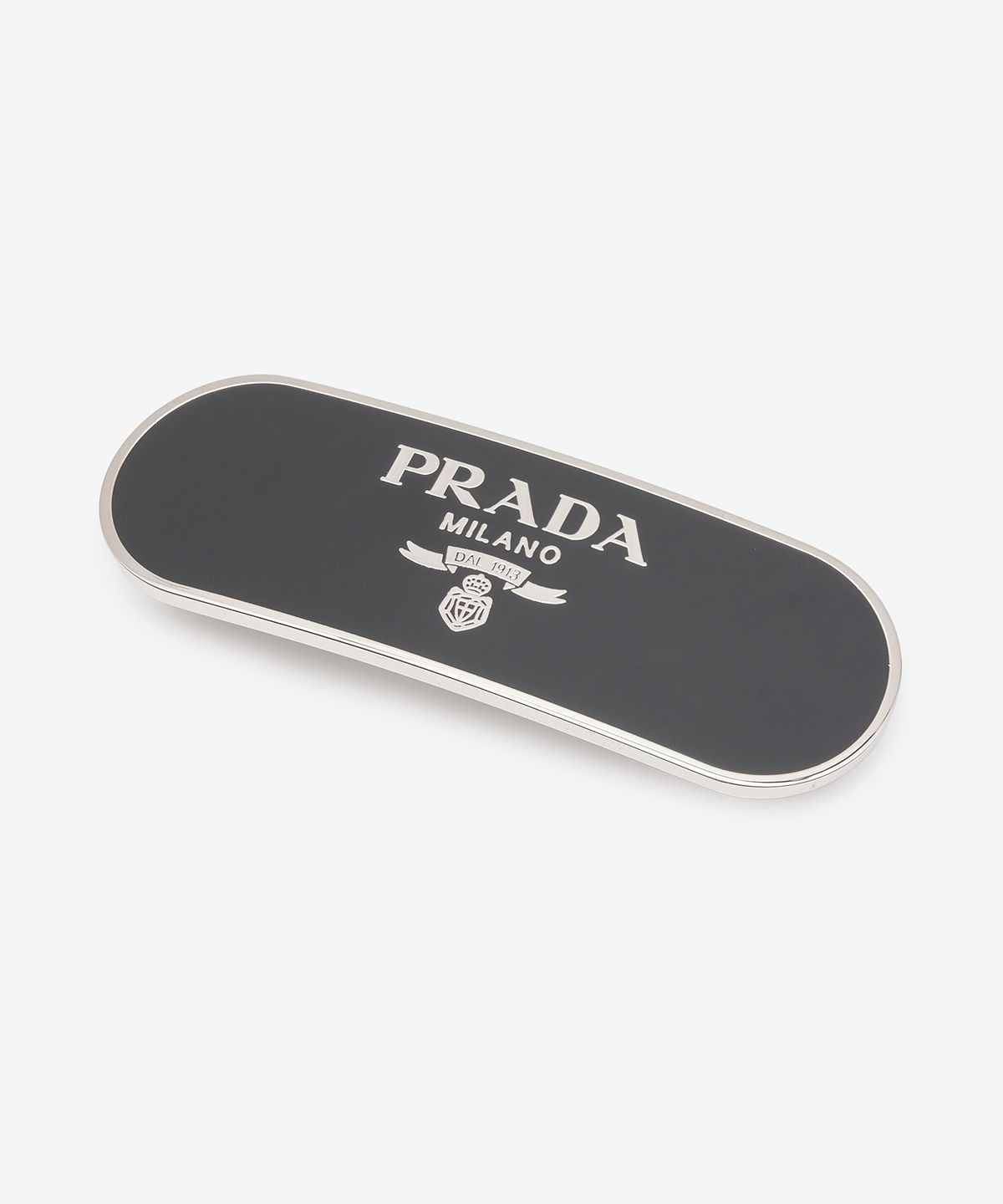 ★PRADA★ Lettering Logo Hairpin Black 1IF0222BA6F0002 1IF02 MUSINSA | PRADA Lettering Logo Hairpin - Black / 1IF0222BA6F0002