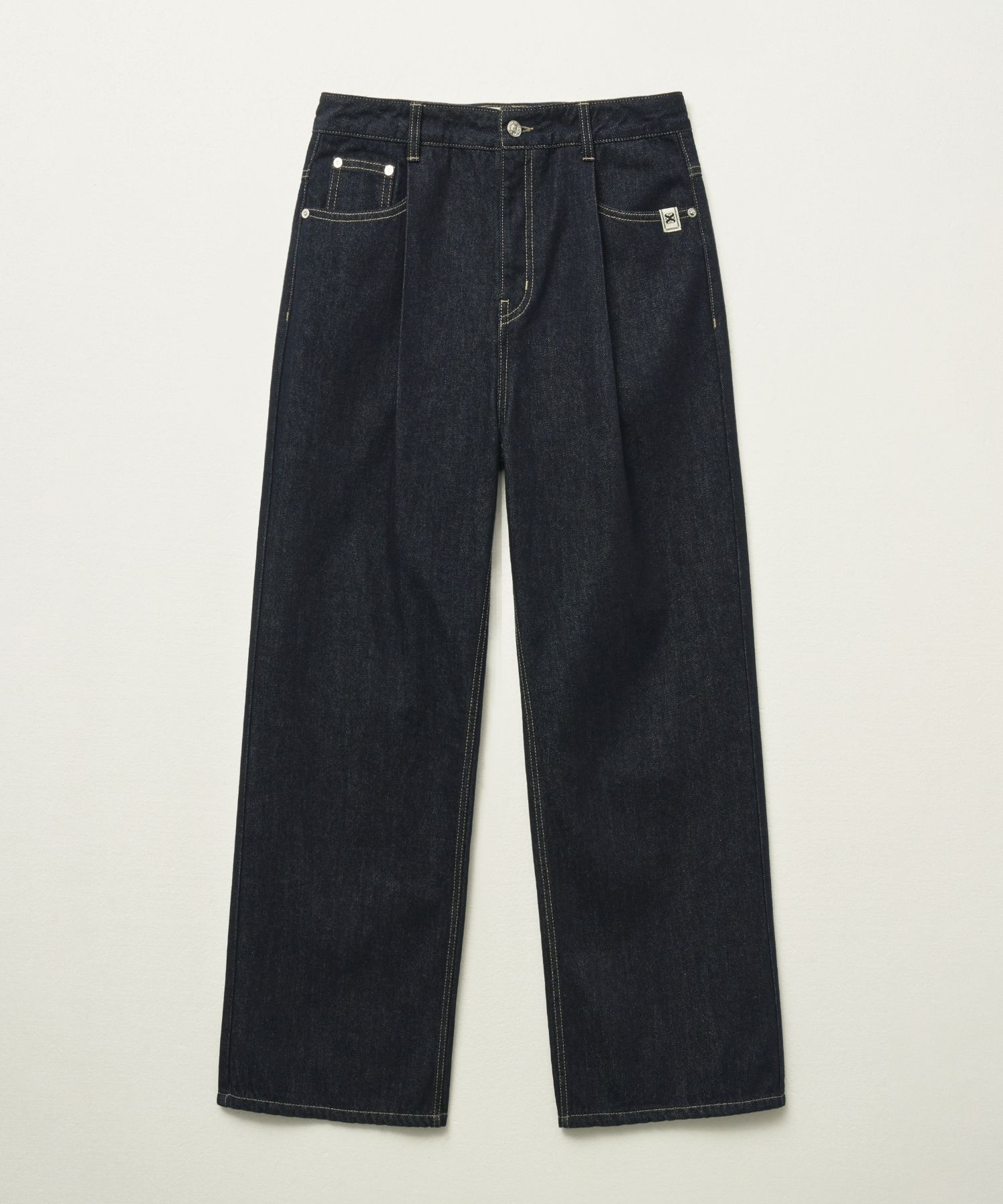 デニム・ジーパン SATUR Wide Flare Denim Pants 5FT1537 MUSINSA公式 | SATUR Wide flare denim pants indigo