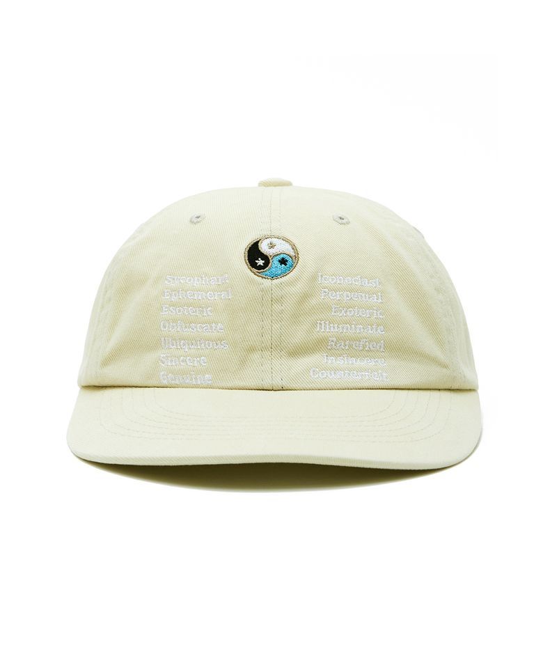 Yin Yang Washed Cap Yellow
