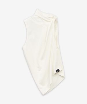 트위스티드 민소매 티셔츠 - 헤리티지 화이트 / 125JDE125JS01070001