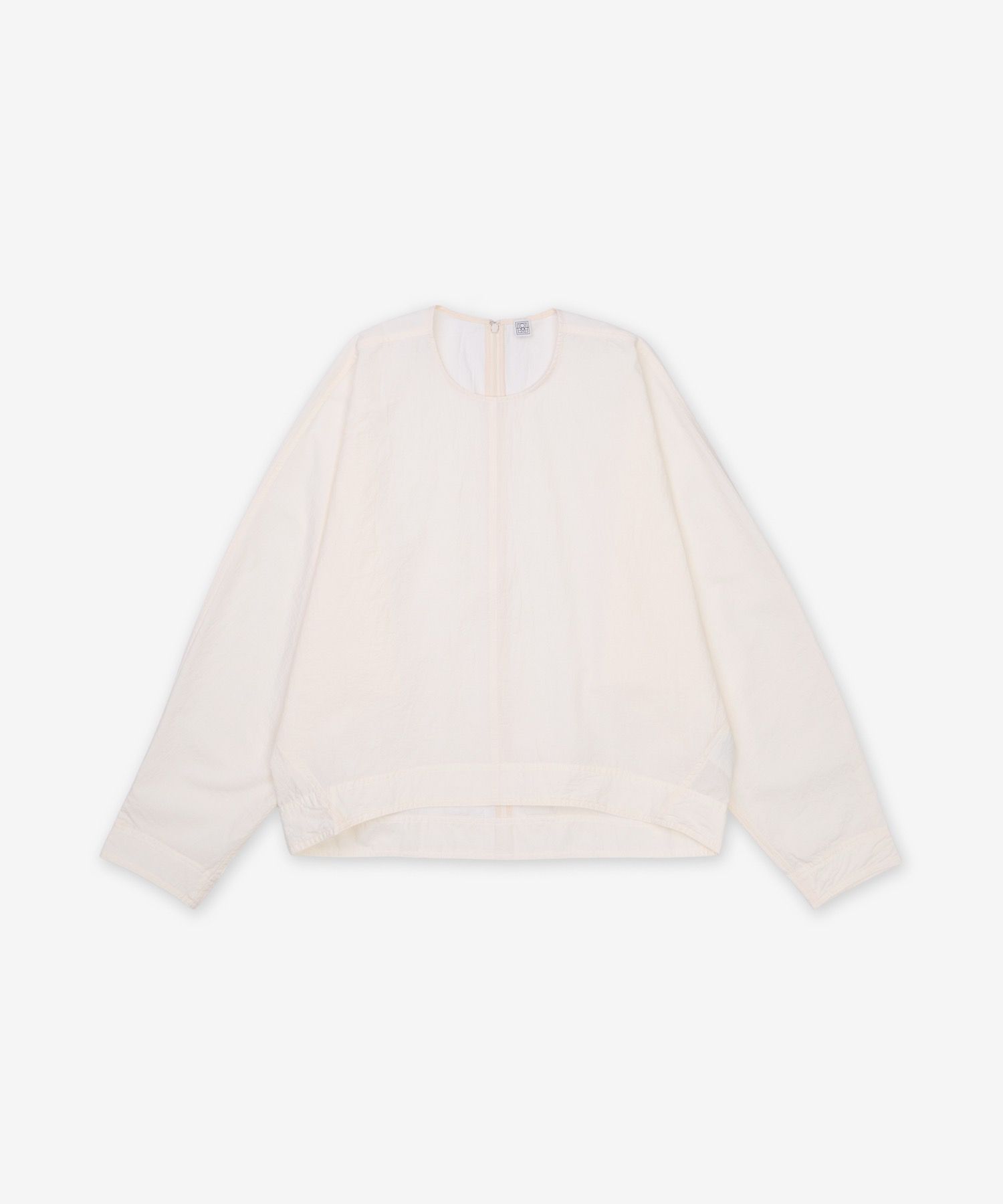 MUSINSA | TOTEME Batwing Top - Off White / 252WRT0431FB0375059