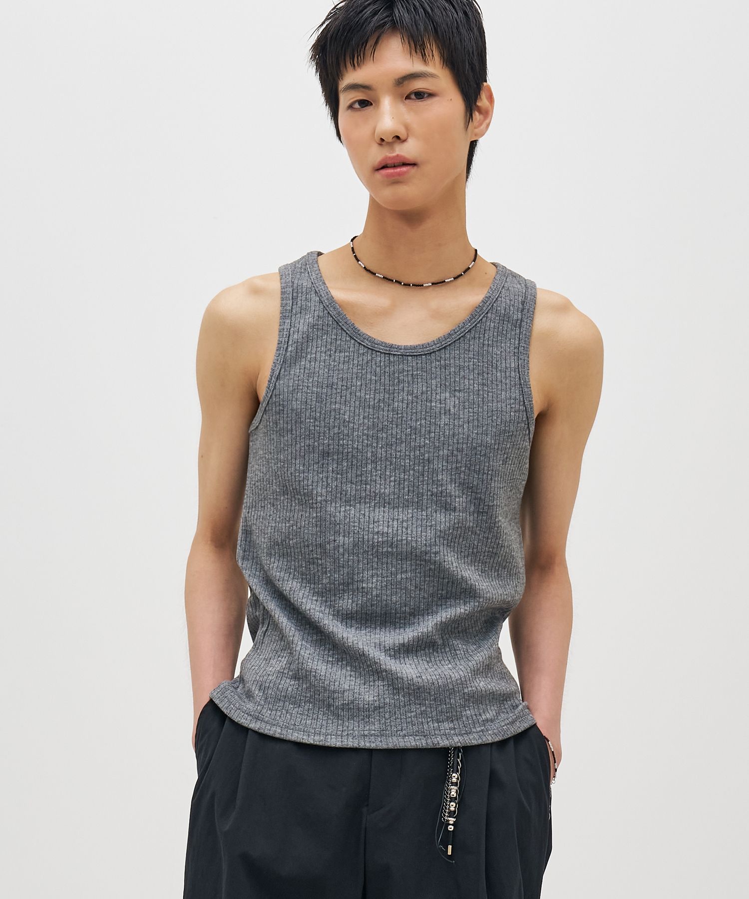 커브드 다잉 슬리브리스[그레이] source detail 63