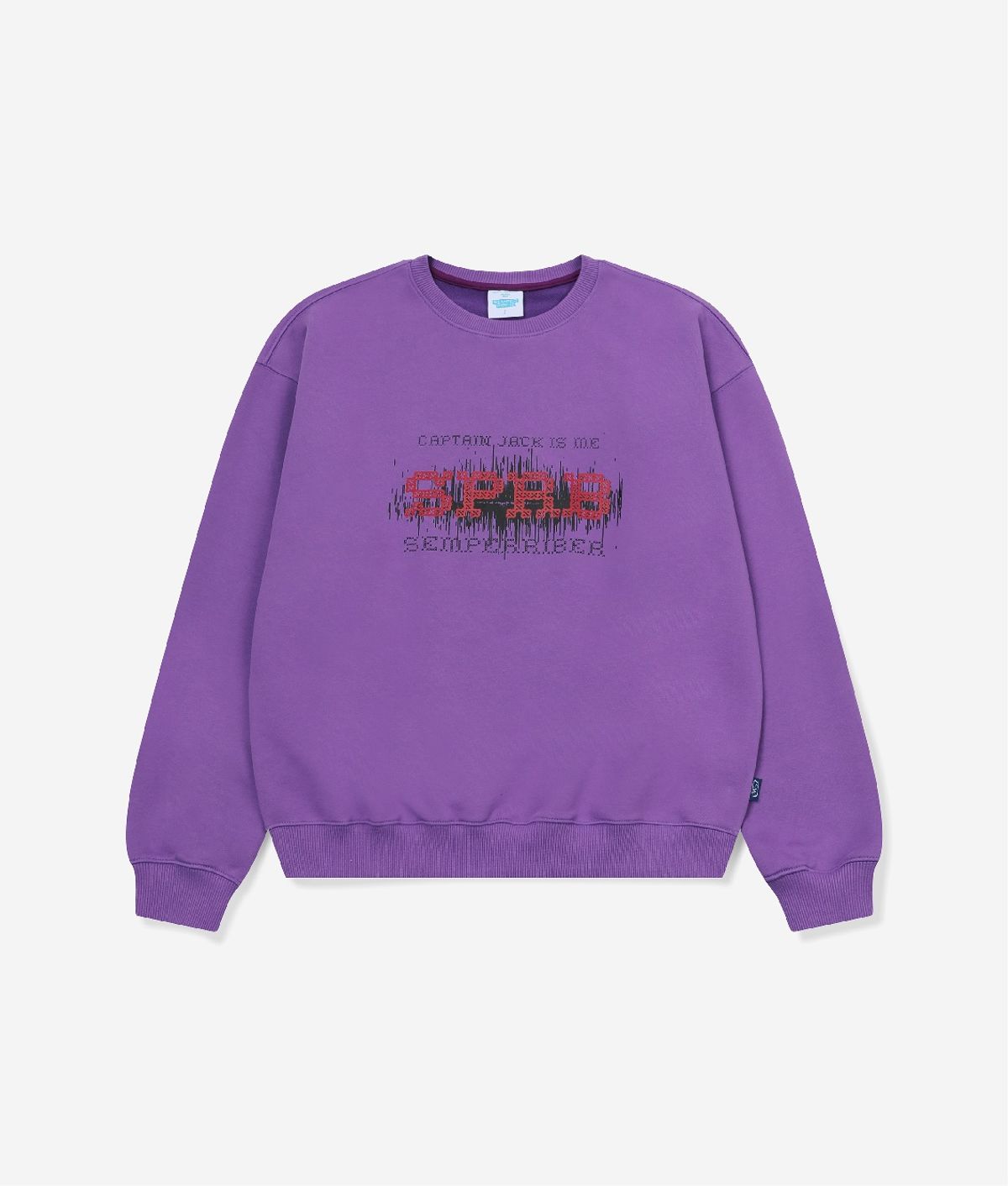 셈퍼리버(SEMPERRIBER) CAPTAIN JACK SWEATSHIRTS (PURPLE)