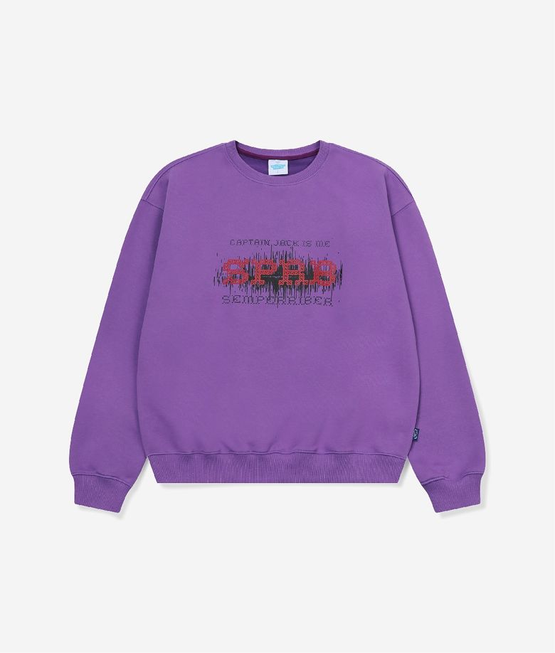 CAPTAIN JACK SWEATSHIRTS (PURPLE)