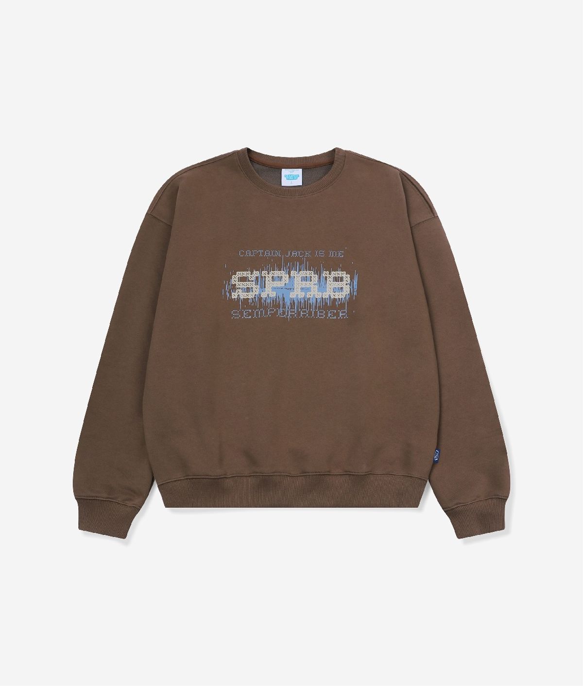 셈퍼리버(SEMPERRIBER) CAPTAIN JACK SWEATSHIRTS (BROWN)