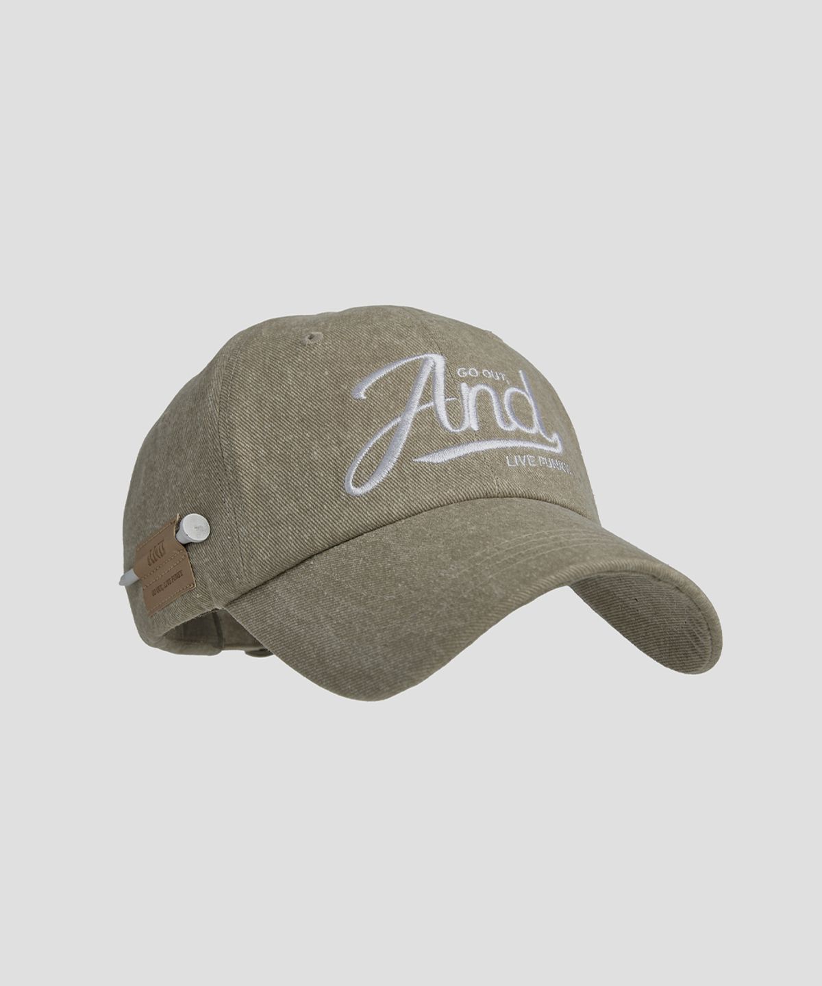 앤드 골프(AND GOLF) Pigment Ball Cap Beige