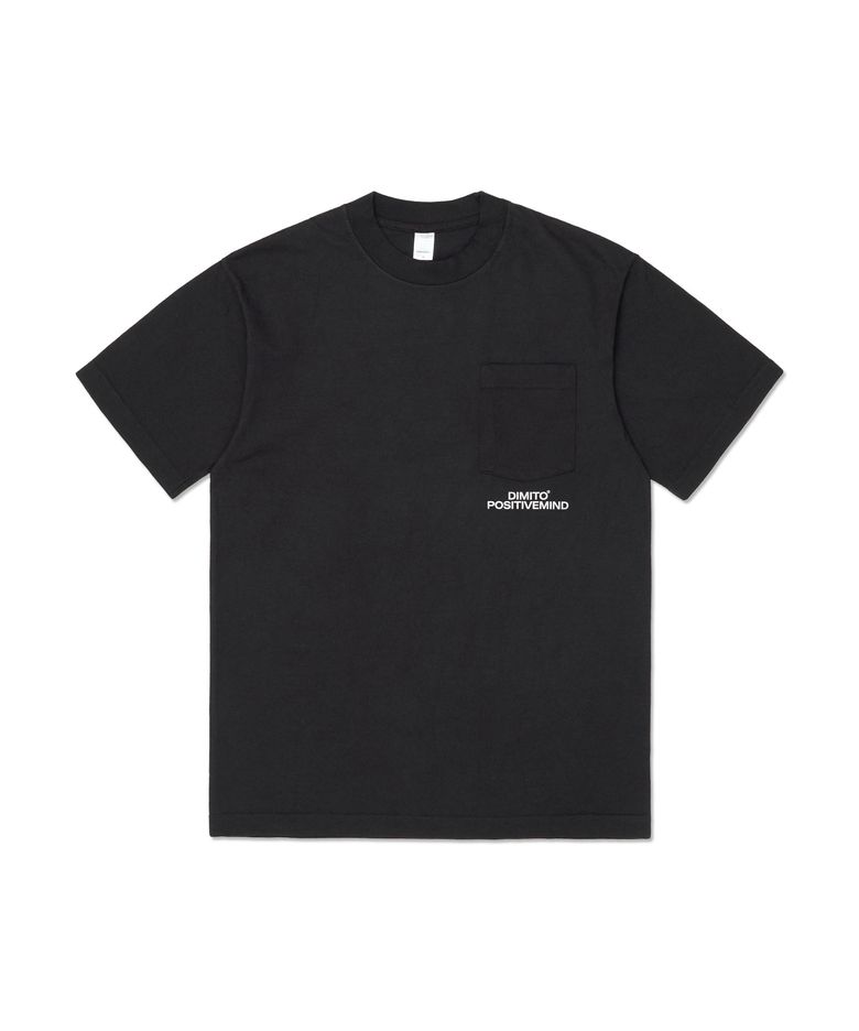 DMT POCKET SSV GD 6.5OZ TEE BLACK