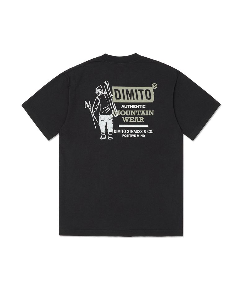 AUTHENTIC MT POCKET SSV GD 6.5OZ TEE BLACK