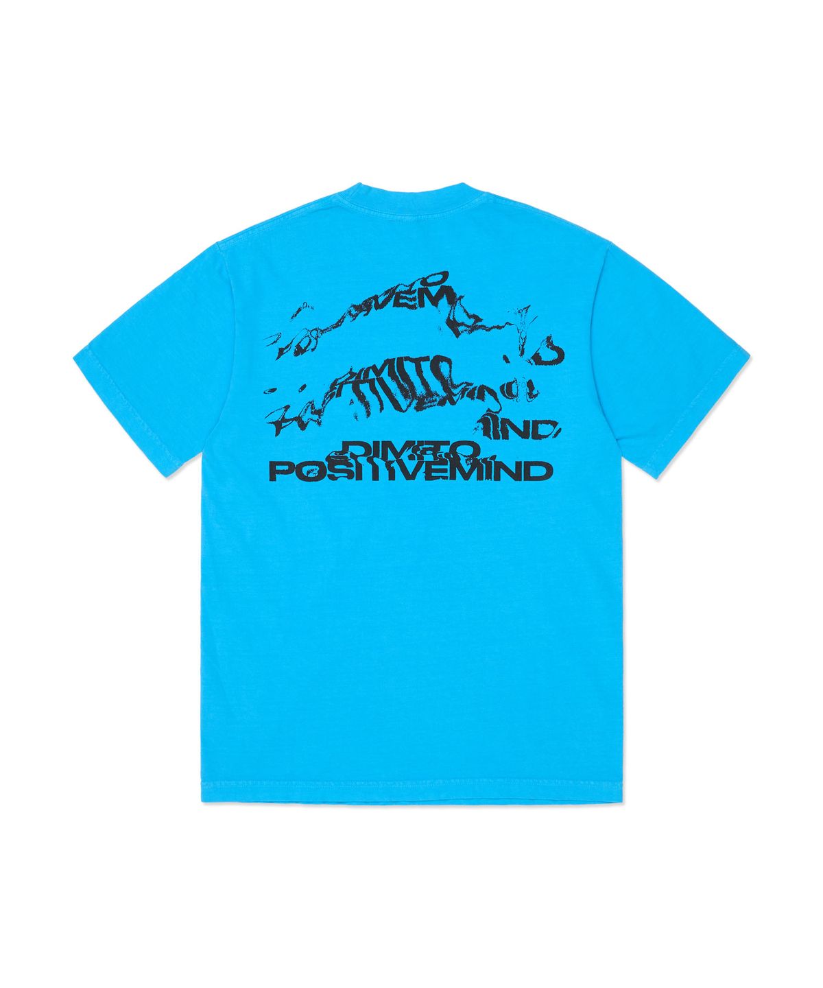 디미토(DIMITO) CIRCLE LOGO SSV GD 6.5OZ TEE NEON BLUE