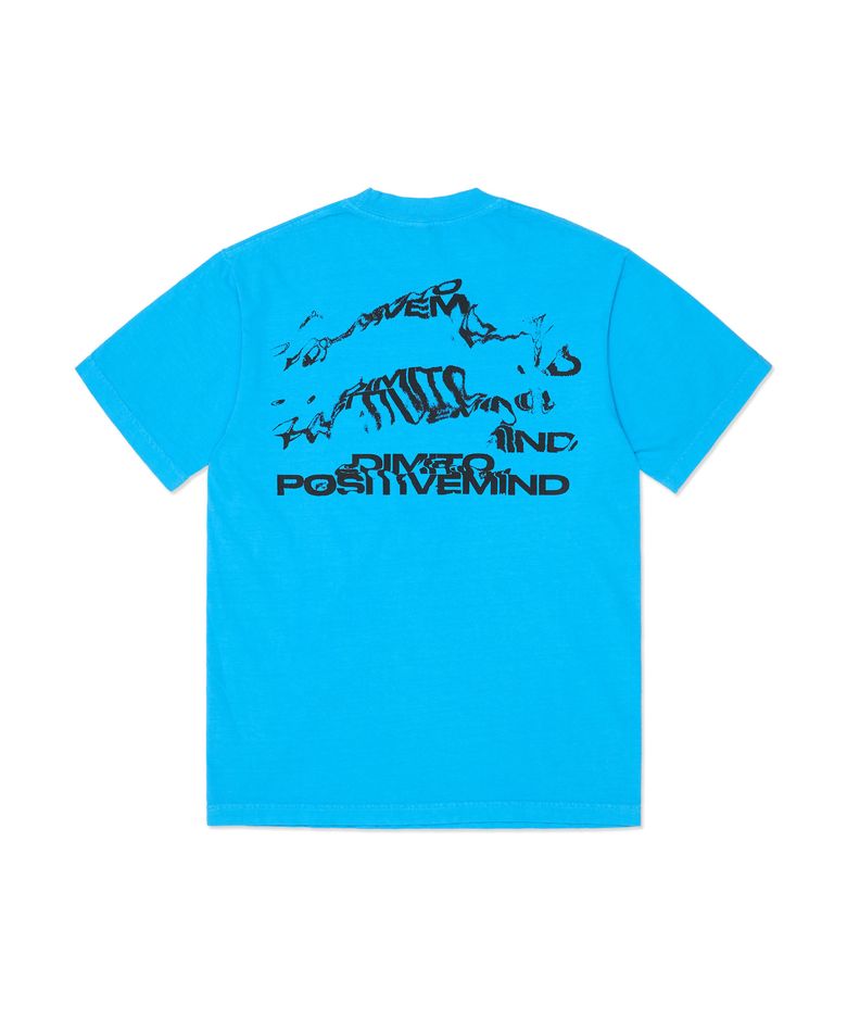 CIRCLE LOGO SSV GD 6.5OZ TEE NEON BLUE