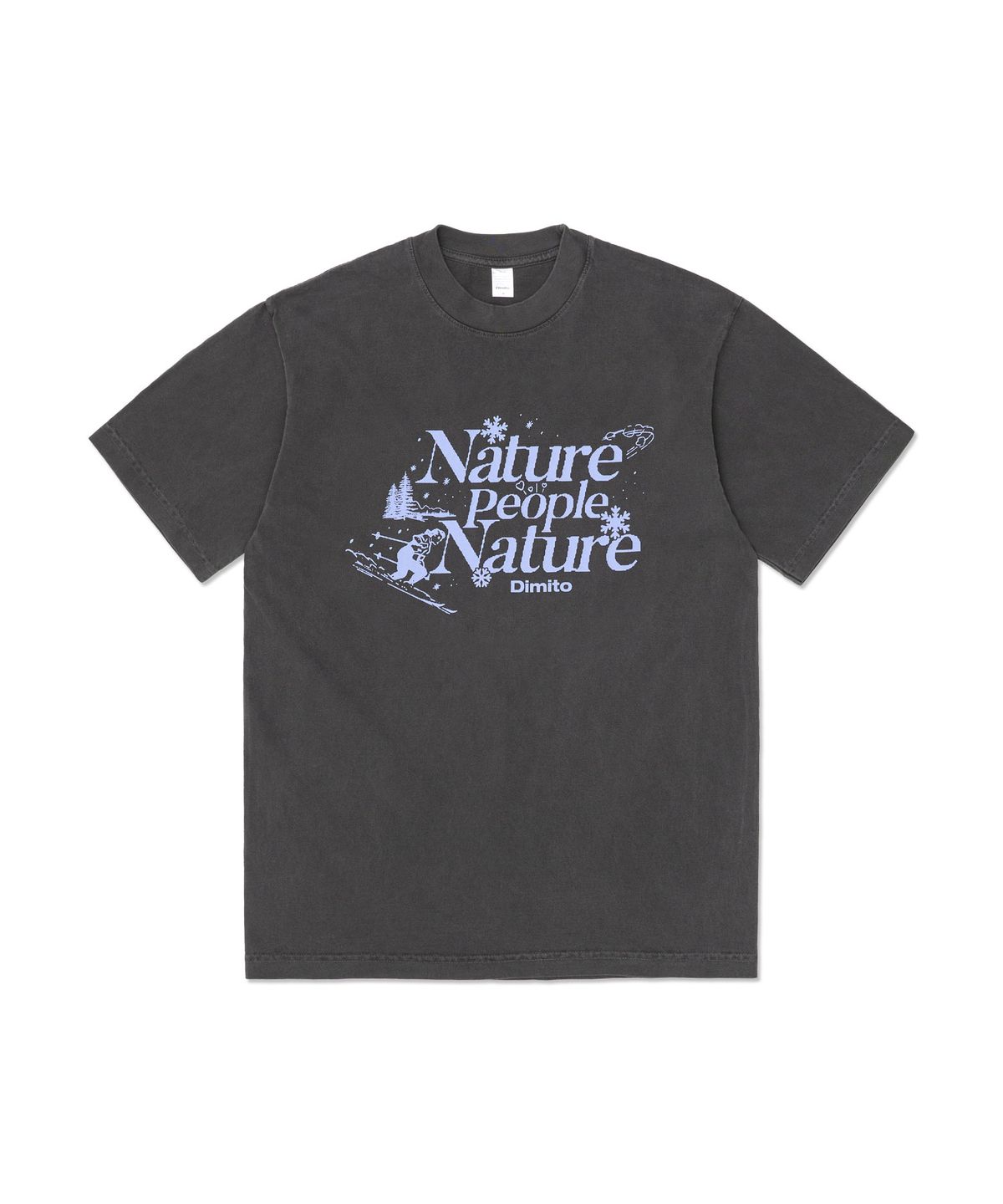 디미토(DIMITO) NPN SSV GD 6.5OZ TEE VINTAGE BLACK