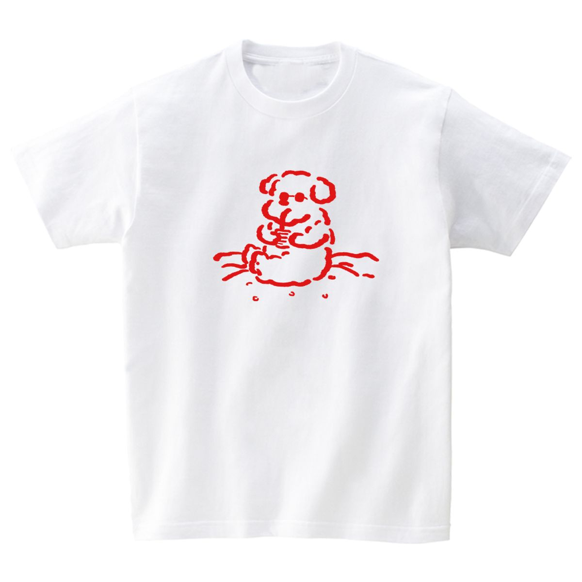 어썸어스(AWESOMEUS) Happy puppy T-SHIRTS_4COLOR