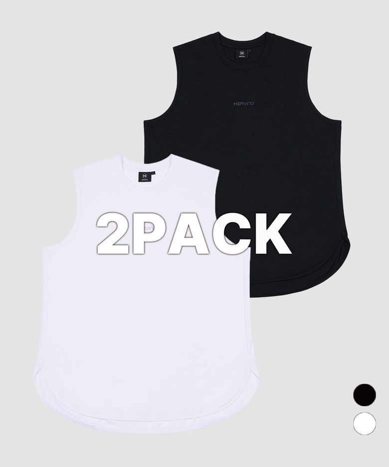 [2PACK] 머슬 릴렉스핏 데일리 슬리브리스