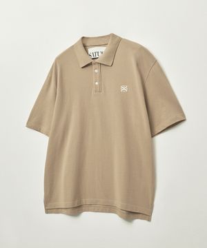 베이직 피케 폴로 반팔 티셔츠 베이지