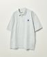 베이직 피케 폴로 반팔 티셔츠 멜란지 화이트