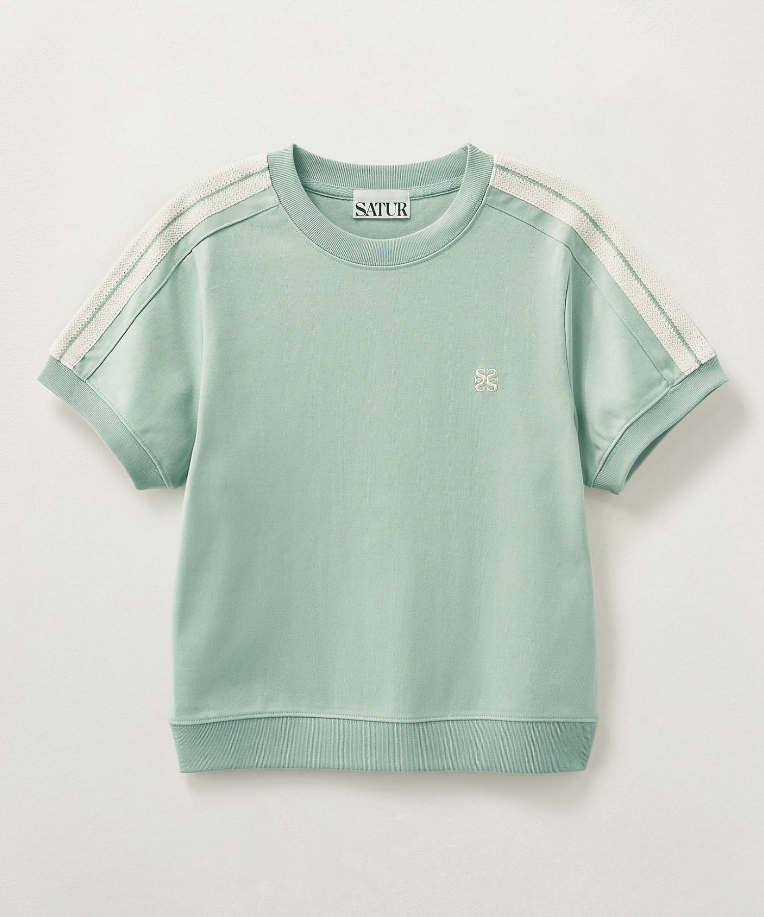 【SATUR】25SS/送料関税込/人気 ★Lawton Crop Half Sweatshirt MUSINSA公式 | SATUR (W) Lawton Crop Half Sweatshirt Khaki