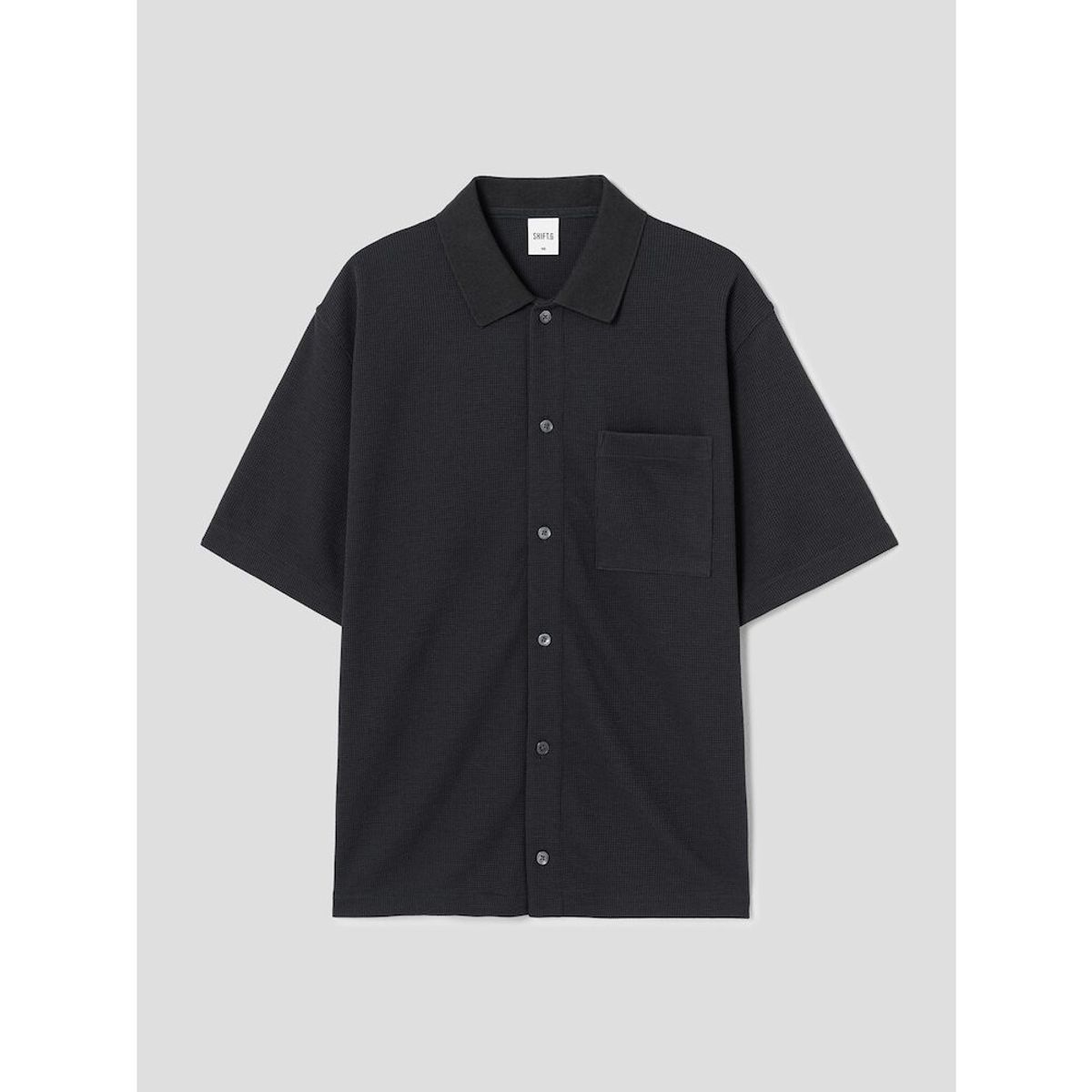 시프트지(SHIFT.G) Open Polo Jersey Shirts  Ash