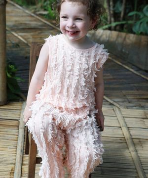 [KIDS]프린지 SET 핑크