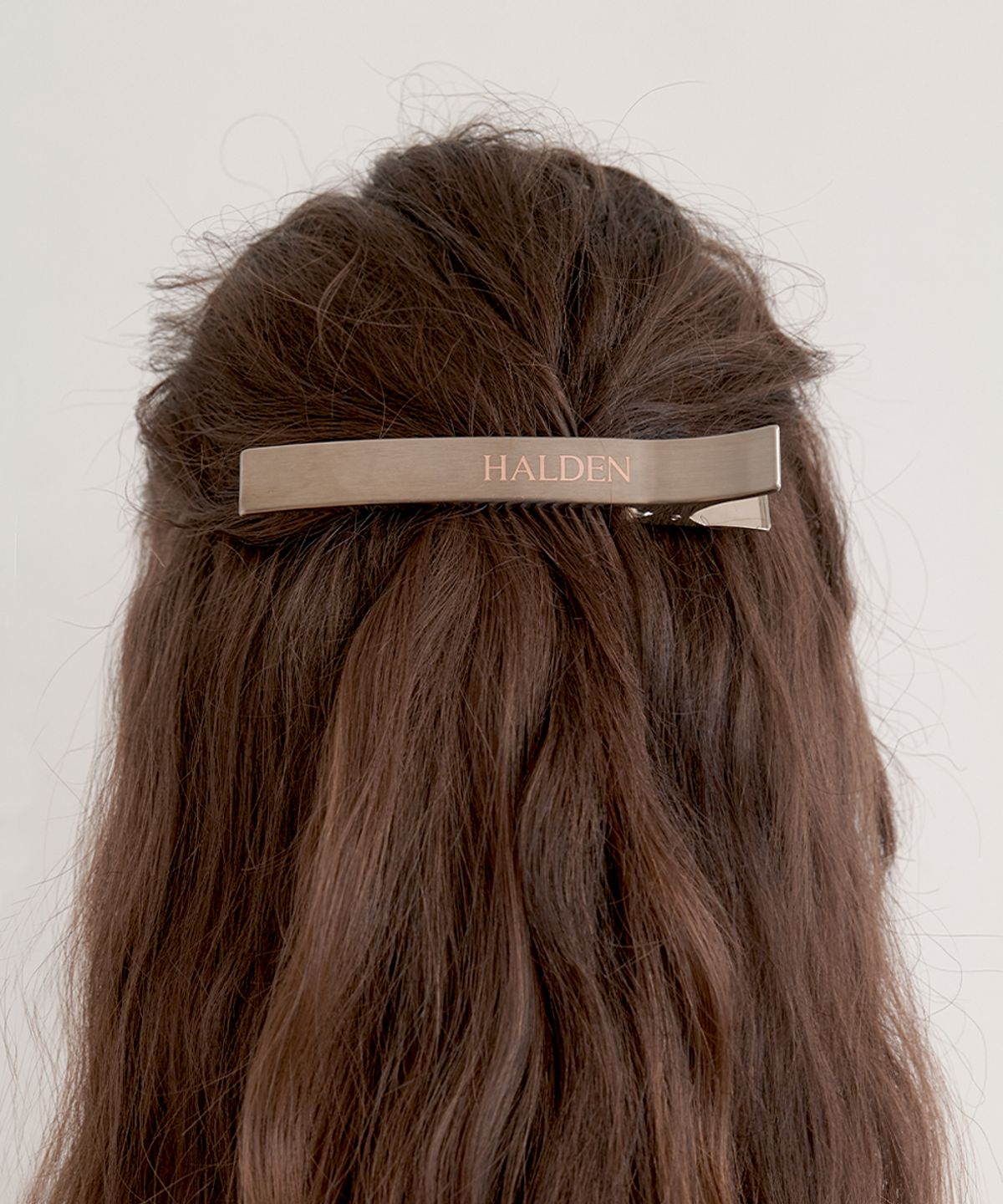 할렌(HALDEN) minimal long metal hair pin (H025_silver)