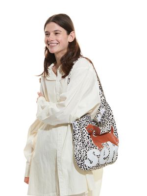 My Puppy Leopard Easy Bag (Ivory)