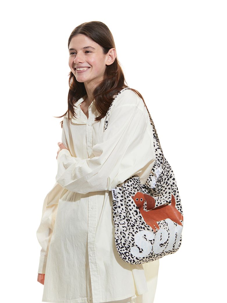 My Puppy Leopard Easy Bag (Ivory)