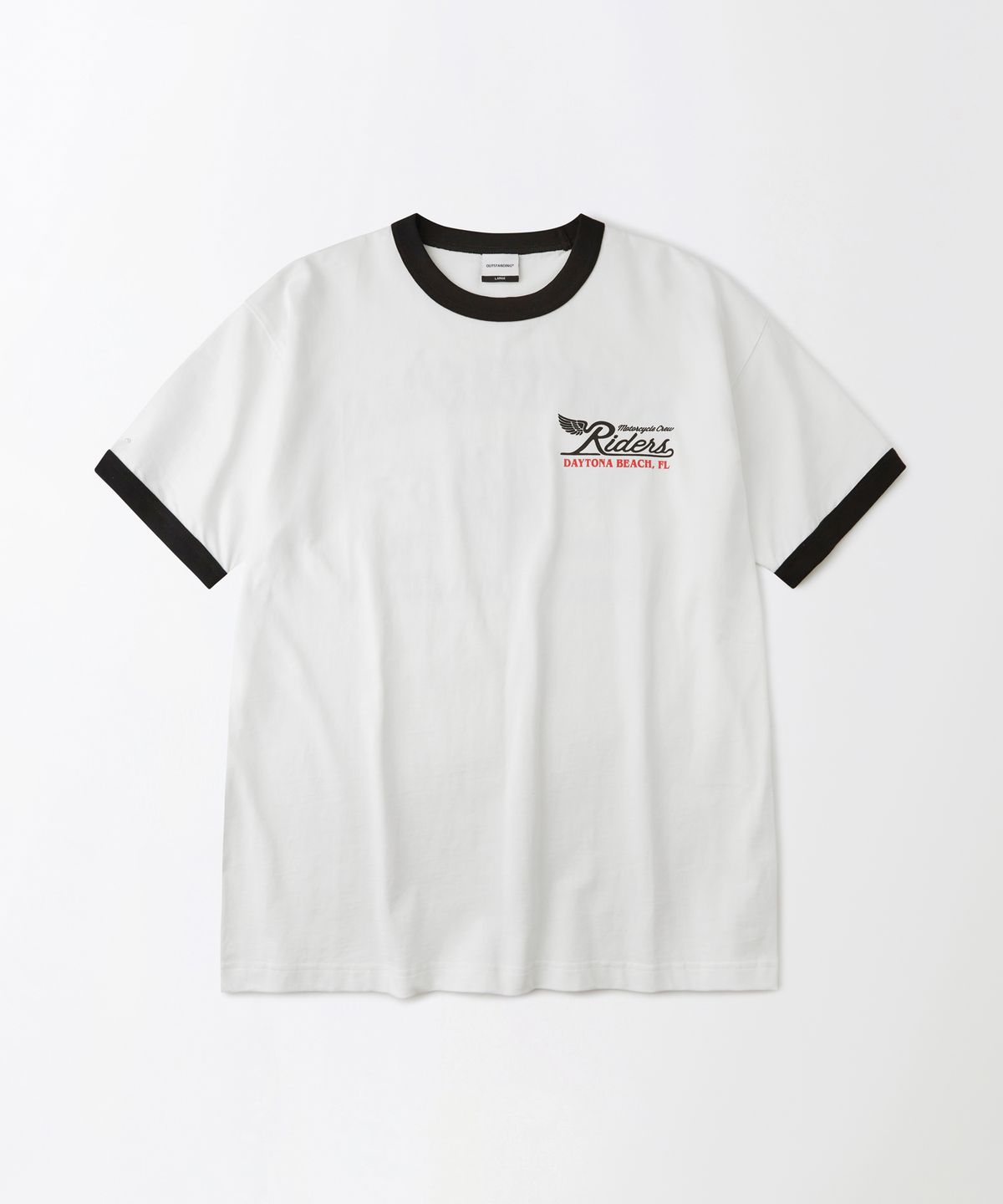 아웃스탠딩(OUTSTANDING) MOT SERIES TEE(RIDE THE COAST)_OFF WHITE