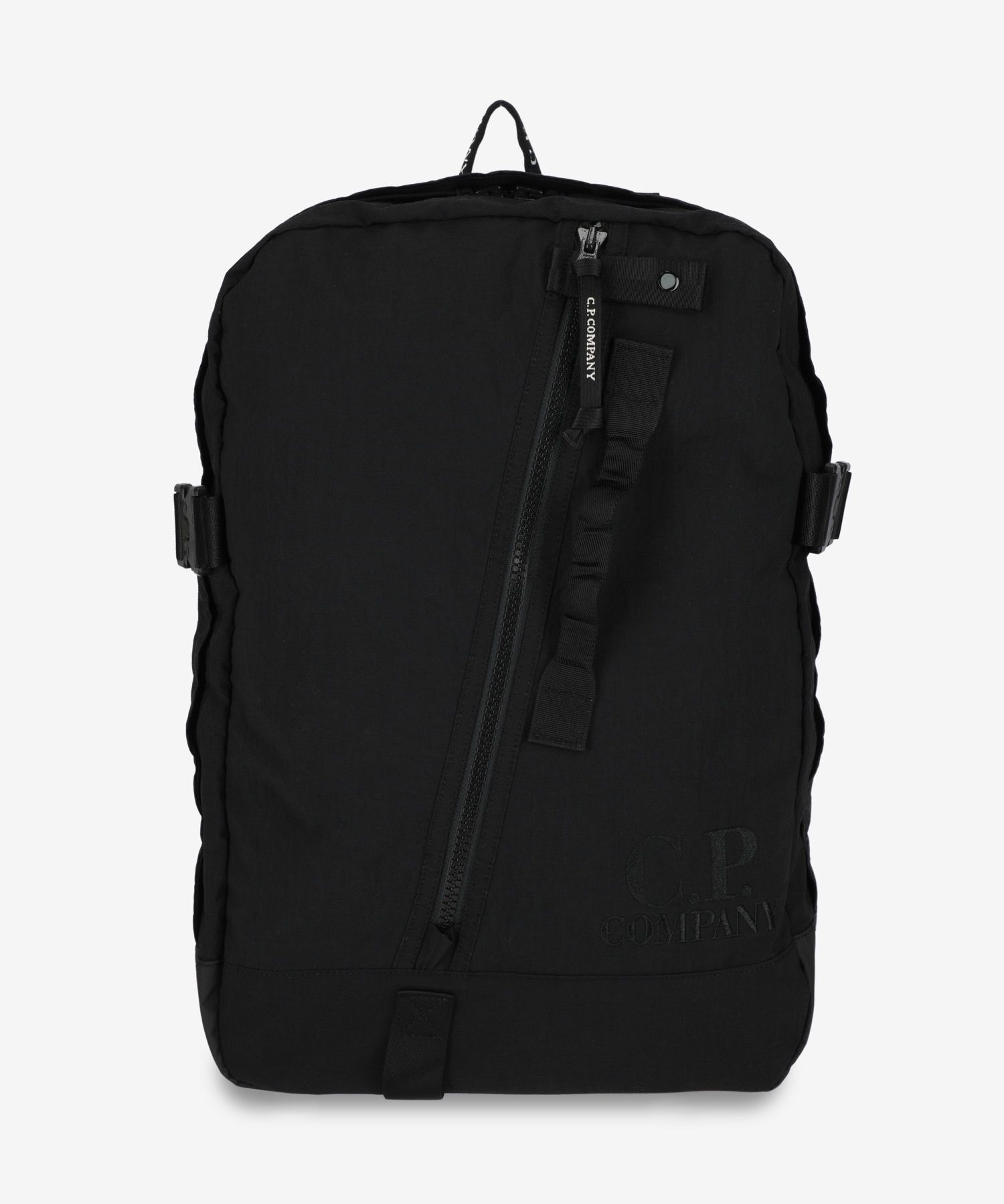MUSINSA | CP Company Logo Embroidered Travel Backpack - Black