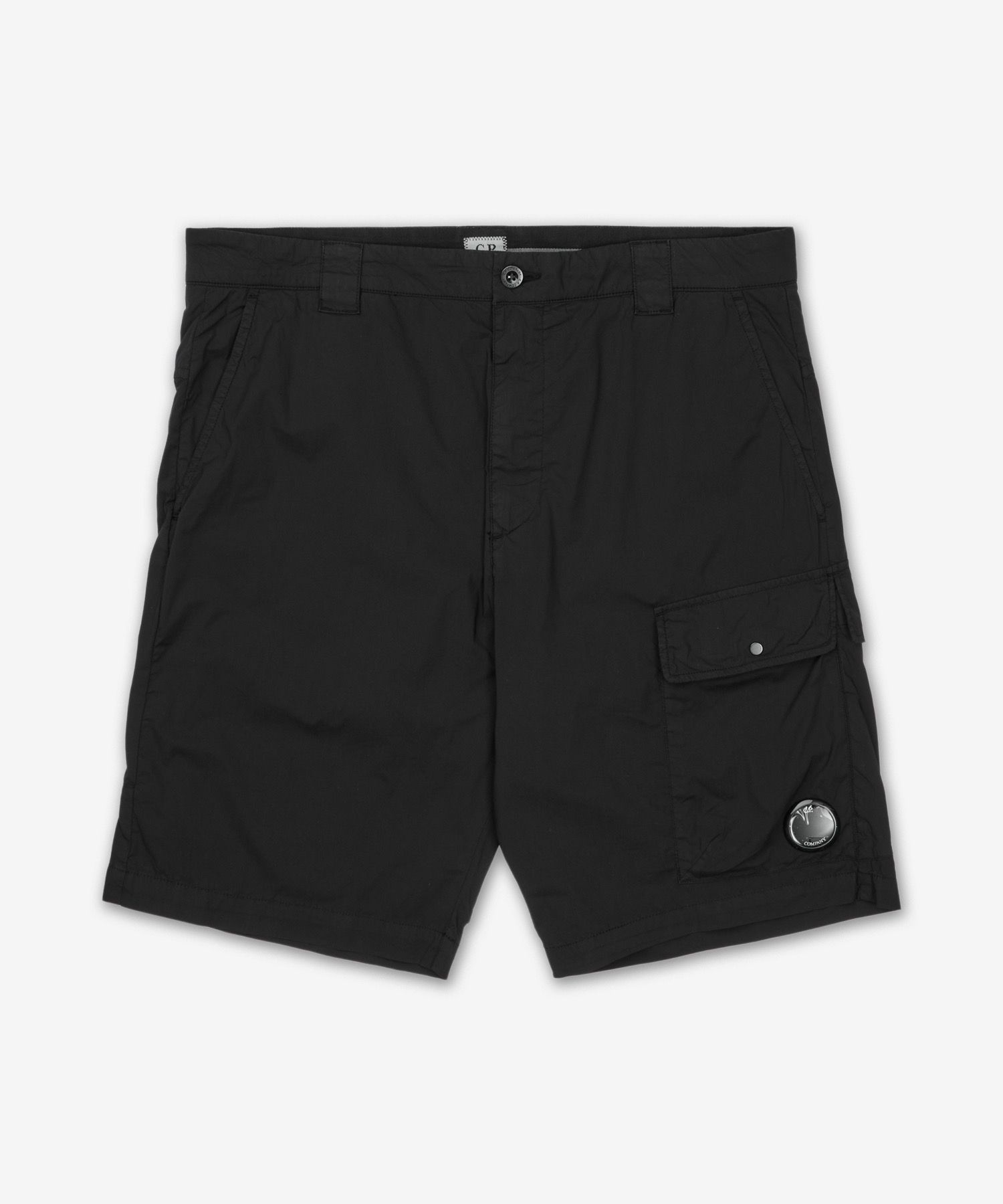 MUSINSA | CP Company Lens Cargo Shorts Pants - Black