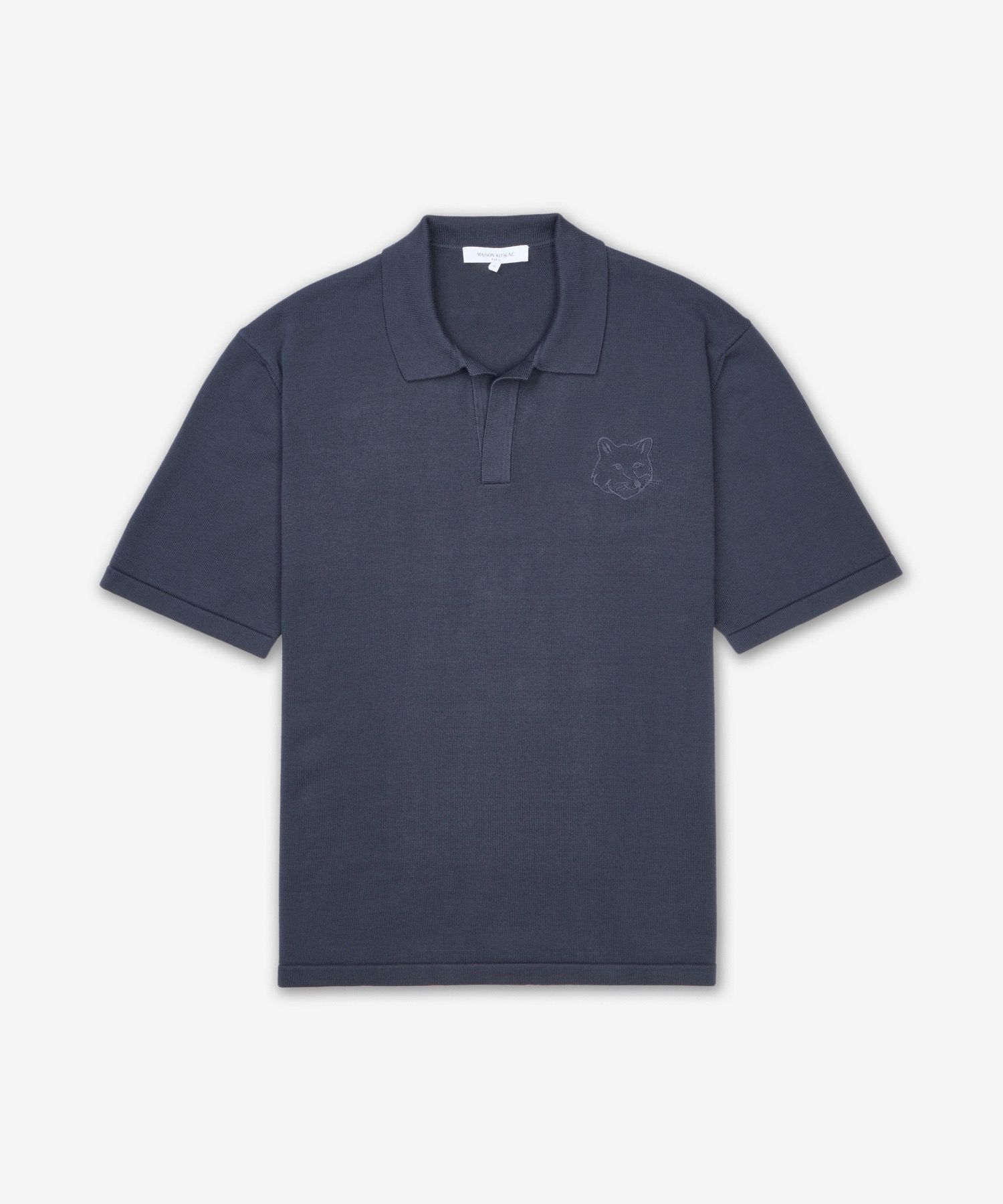 MAISON KITSUNE グレー スラックス MAISON KITSUNE [メゾン キツネ] フォックスヘッド レギュラー