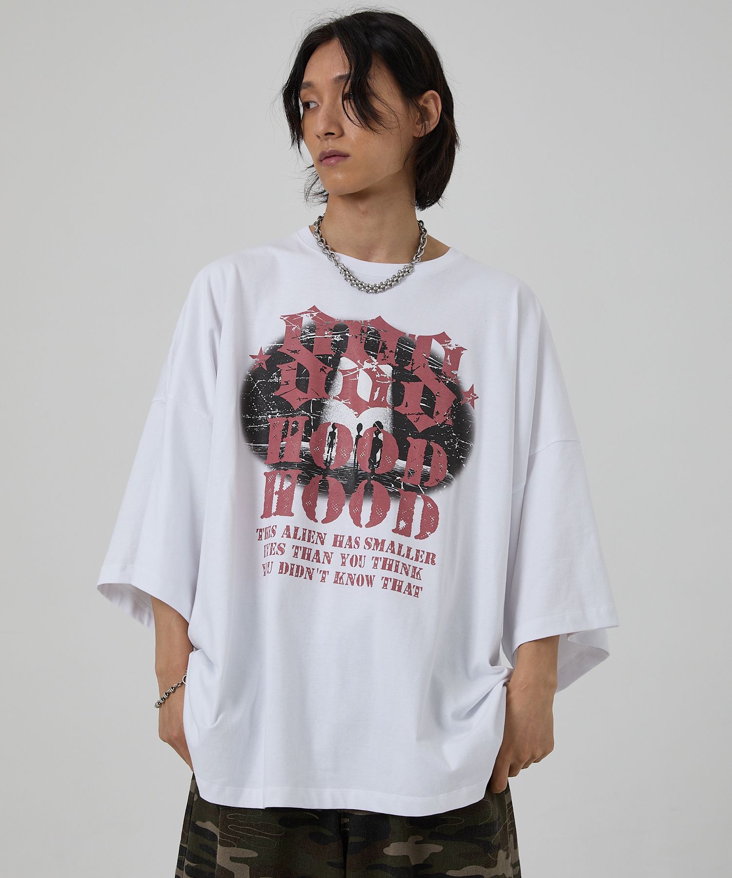 HOODHOOD ♥ 888 Angel Number Overfit T-shirt /追跡付 HOODHOOD ♥ 888 Angel Number Overfit T-shirt /追跡付