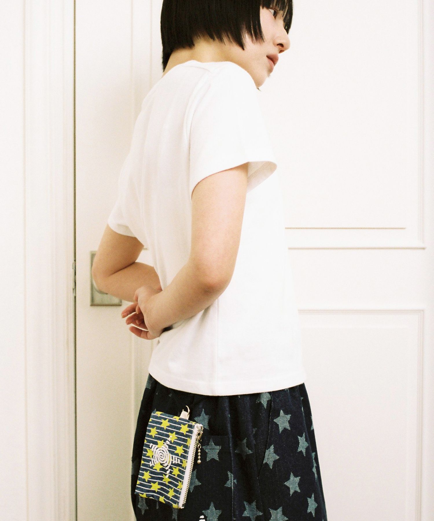 ●WEBHOUSE● 25SS TWISTER STAR DENIM WALLET MUSINSA | WEBHOUSE Twister Star Denim Wallet - Deep Blue/Yellow