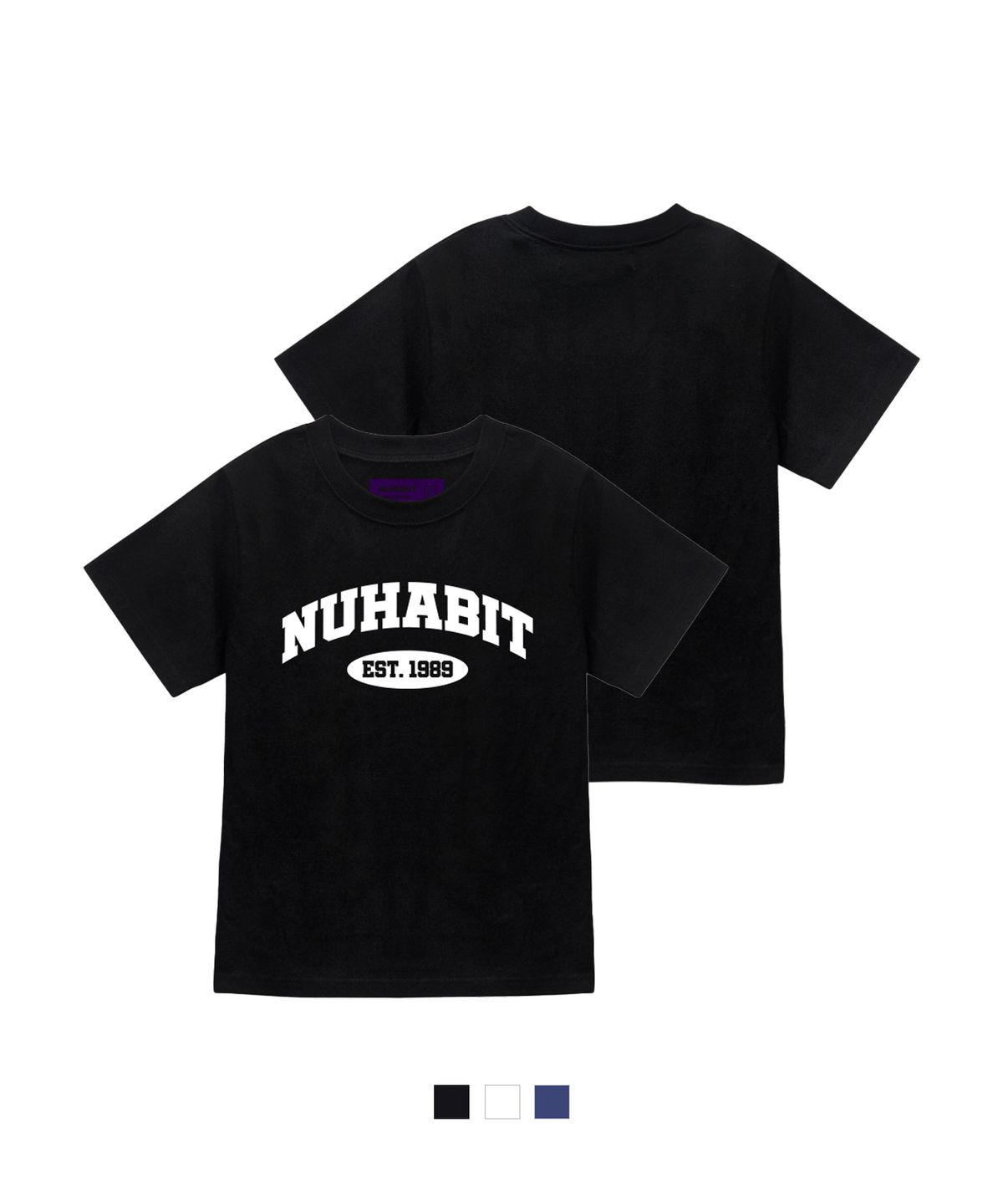 뉴해빗(NUHABIT) N/H SLOPE LOGO 슬림핏 반팔 티셔츠 (SFS2-1NH1087)