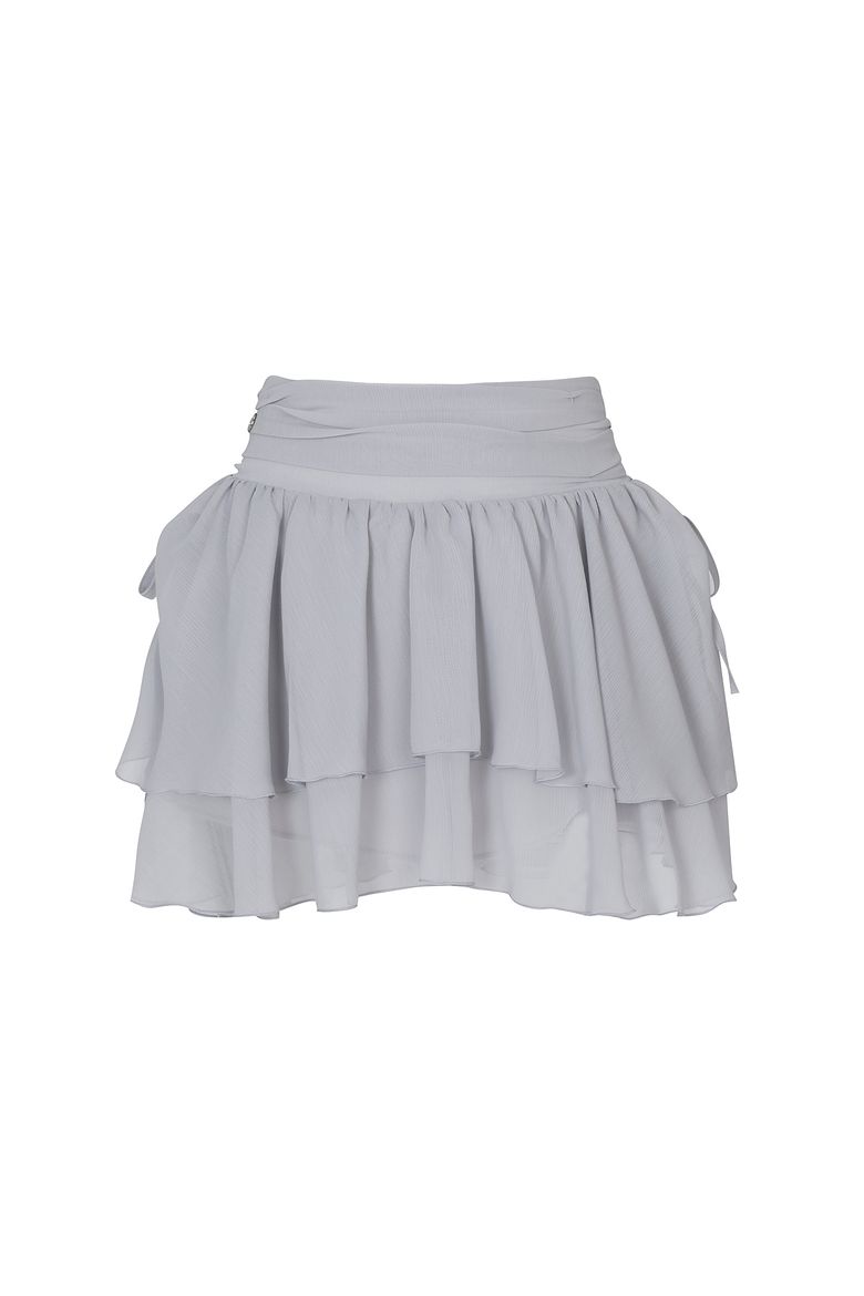 MAGNOLIA FRILL SKIRT grey
