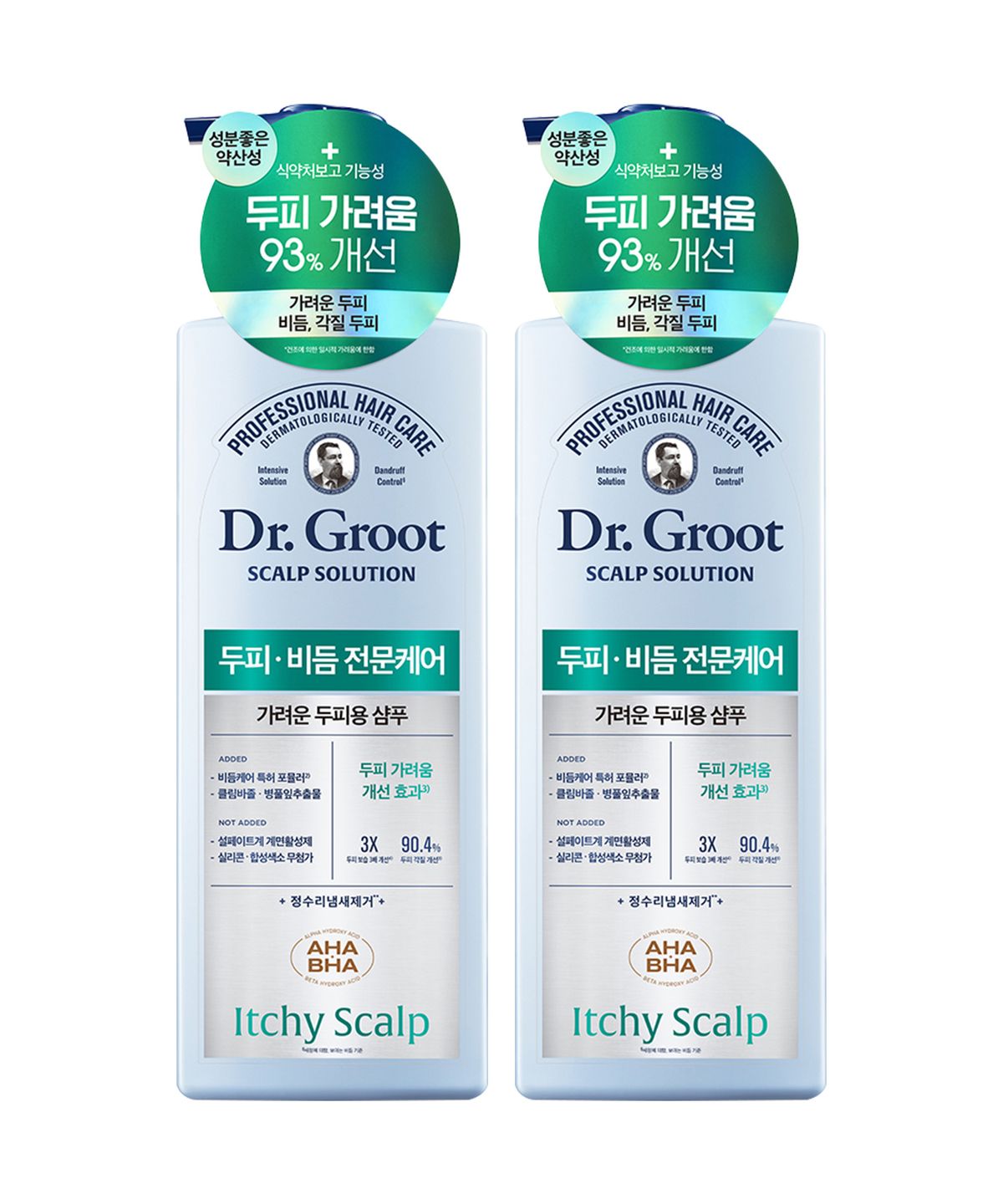 닥터그루트(DR.GROOT) 스칼프솔루션 가려운 두피용 샴푸 700ml  x 2개