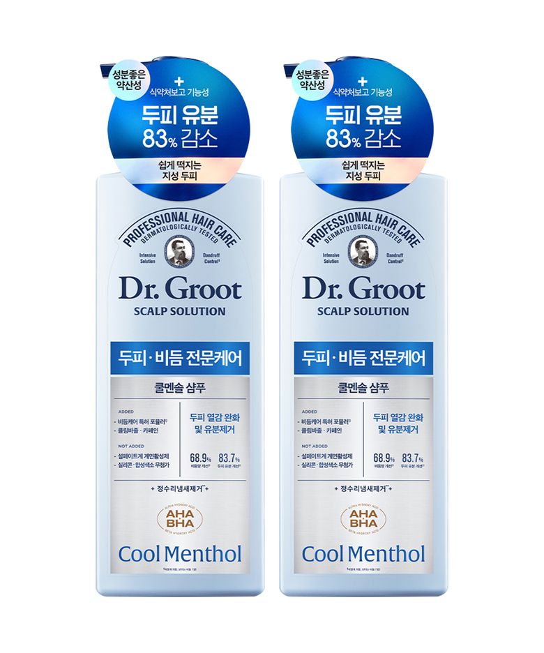 스칼프솔루션 쿨멘솔 샴푸 700ml x 2개