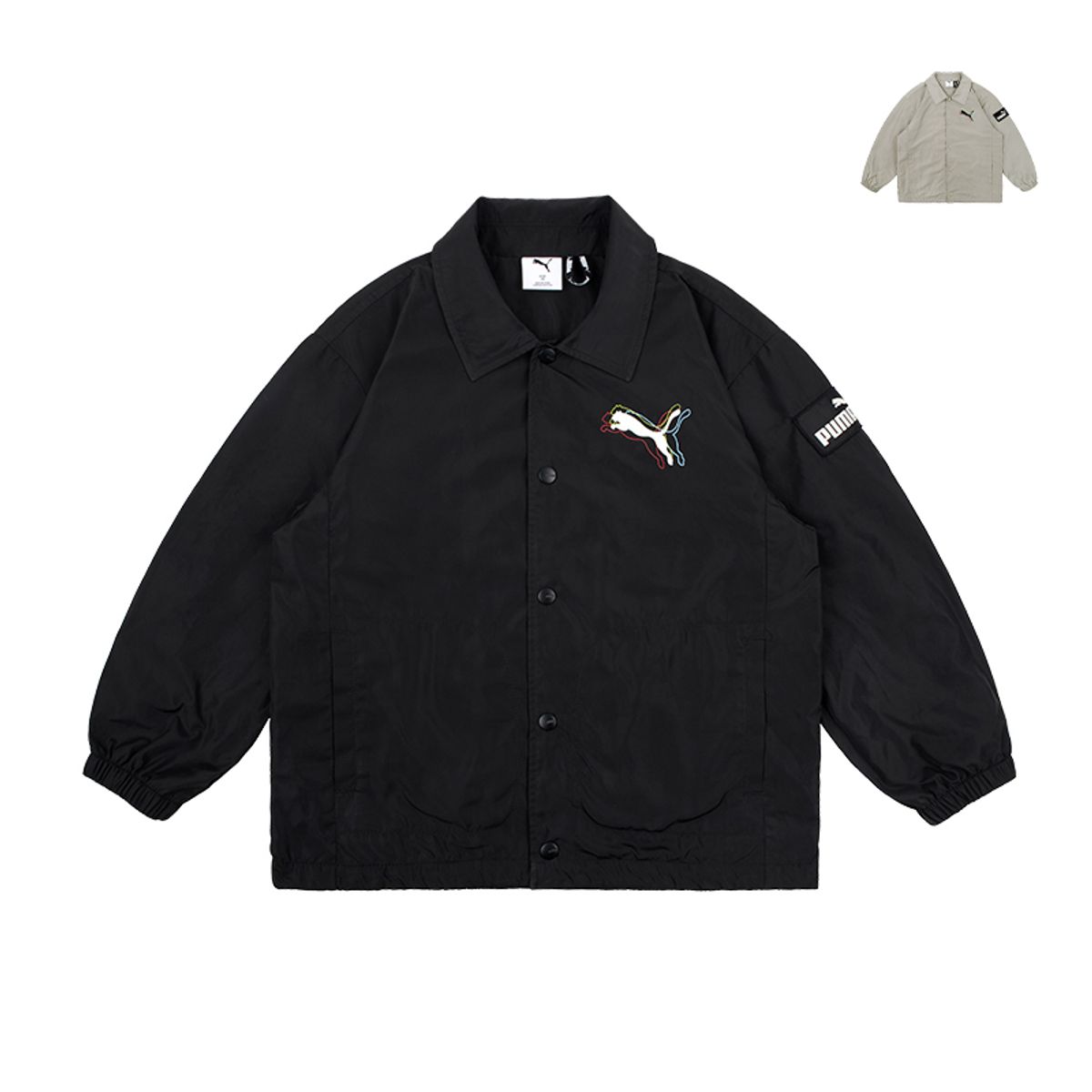 푸마 키즈(PUMA KIDS) 우븐 코치자켓_PK51JF305