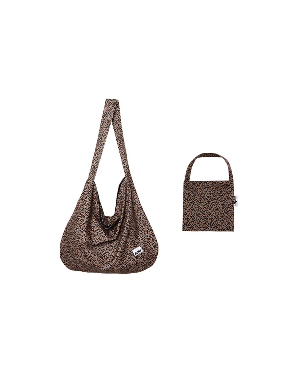 세르(SEHR) Leopard Easy Big Bag (Brown)