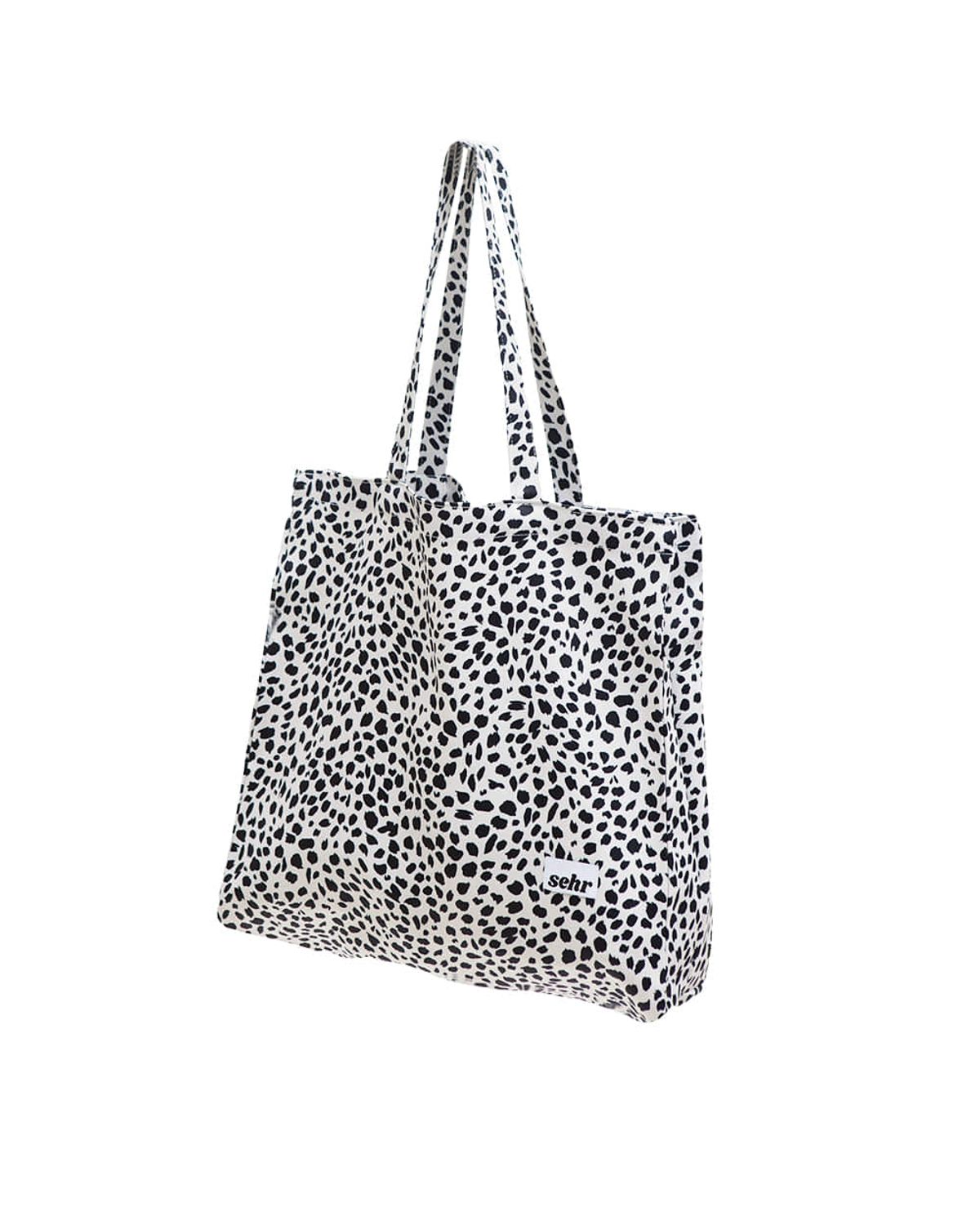 세르(SEHR) Leopard Marshmallow Big Bag (White)