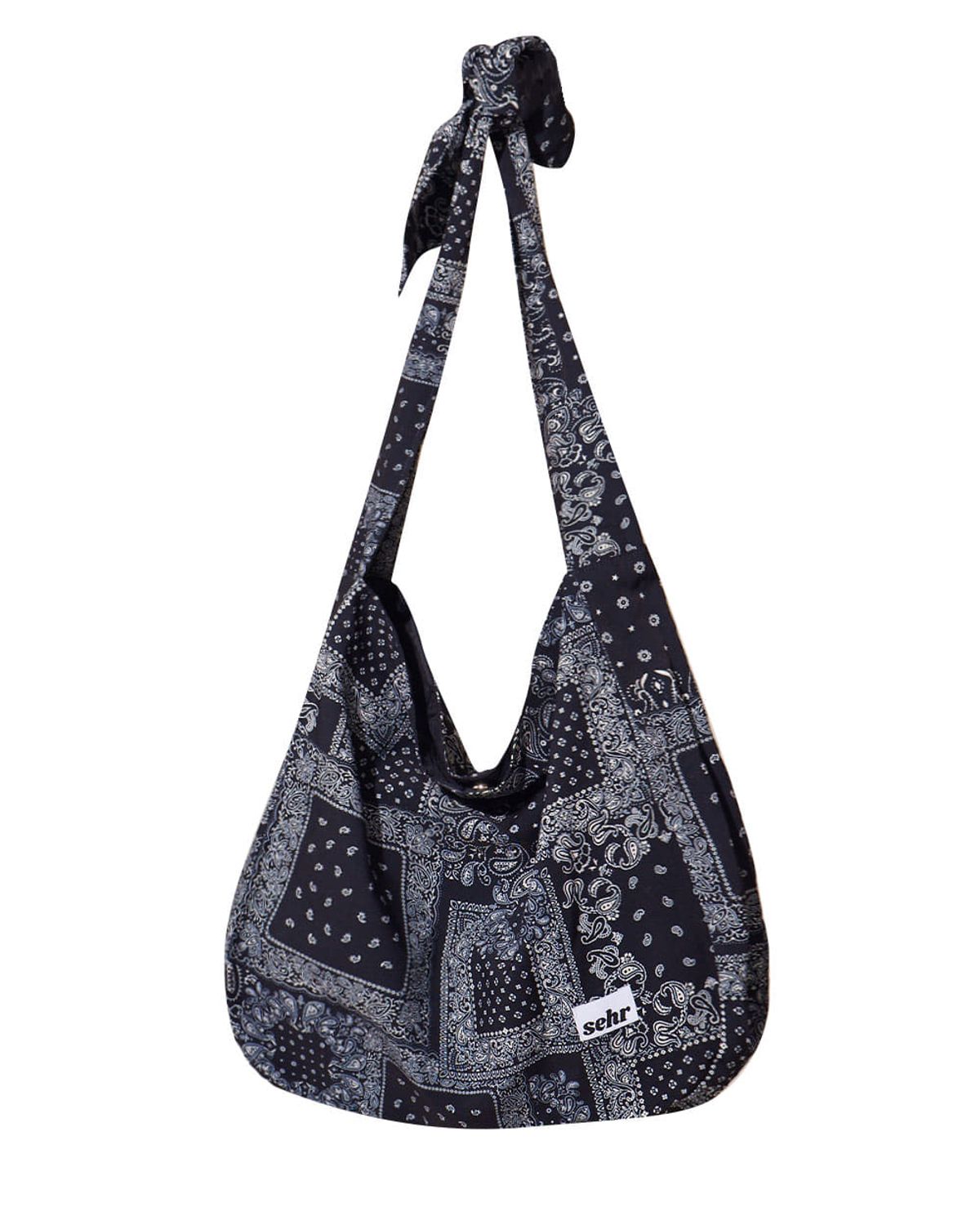 세르(SEHR) Paisley Tie Big Bag (Black)