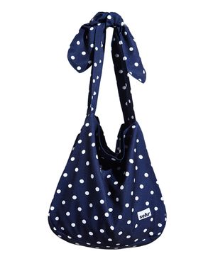 Big Dot Tie Big Bag (Navy)