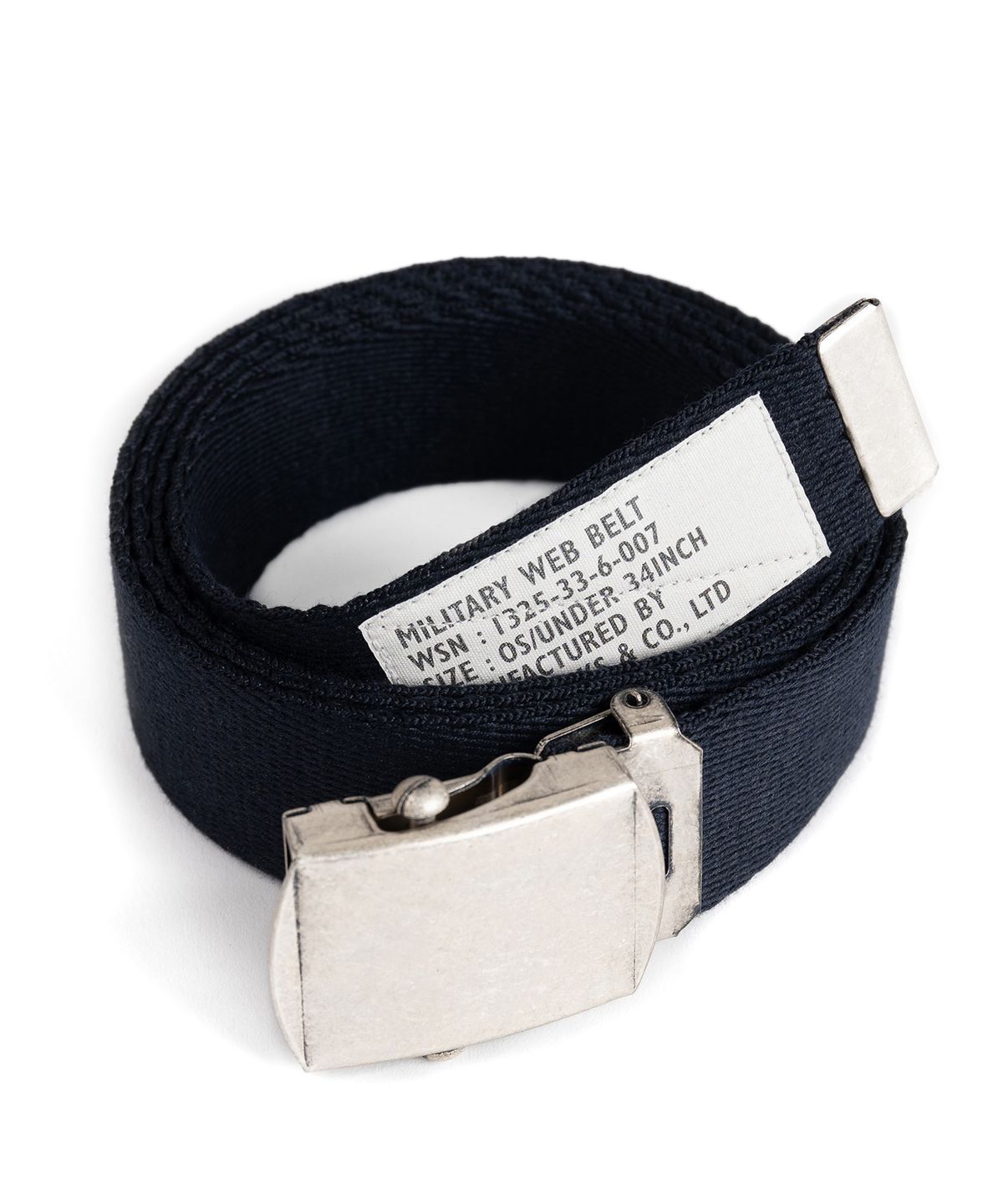 와일드 브릭스(WILD BRICKS) W23 MILITARY WEB BELT (navy)